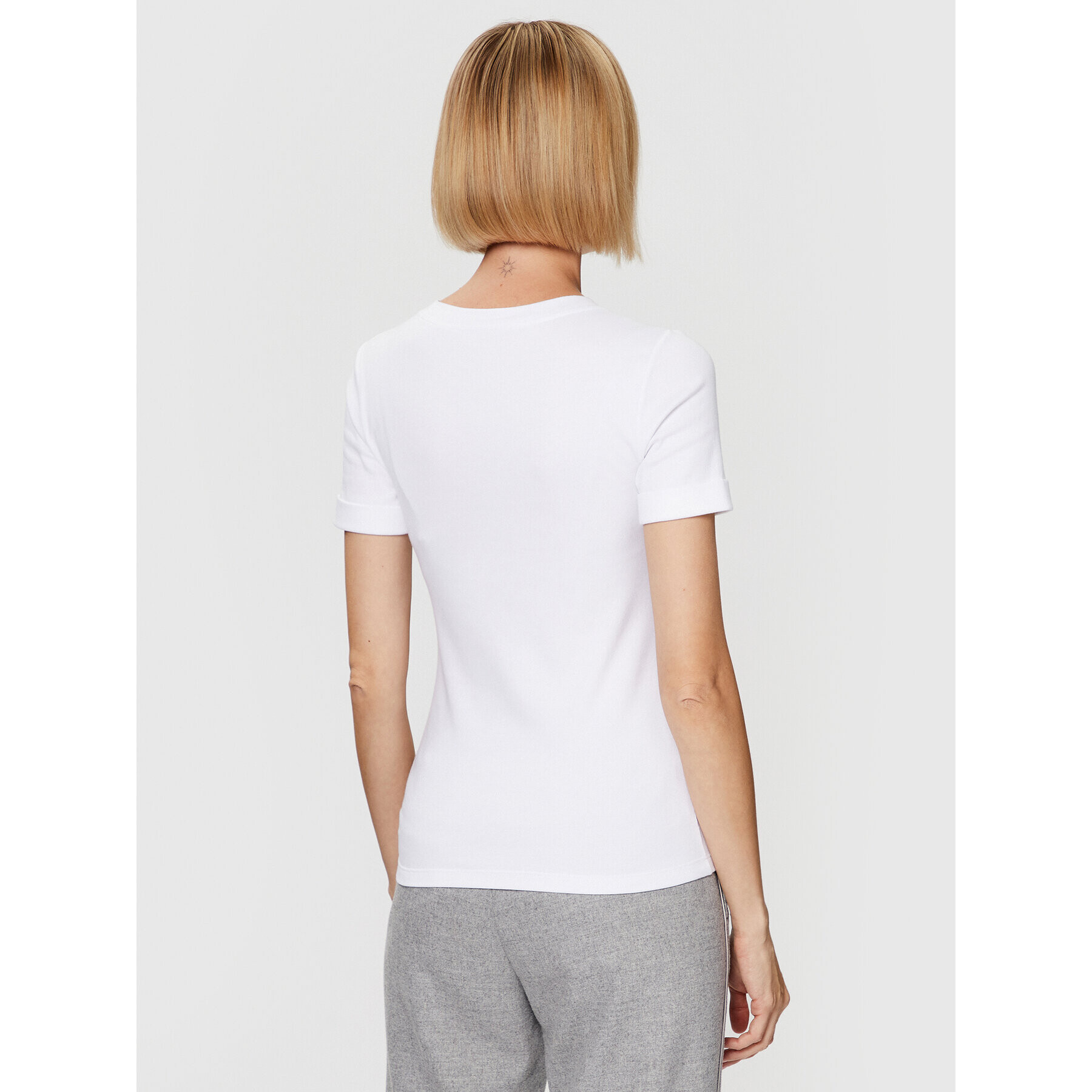 Peserico Тишърт S06840J0 Бял Regular Fit - Pepit.bg