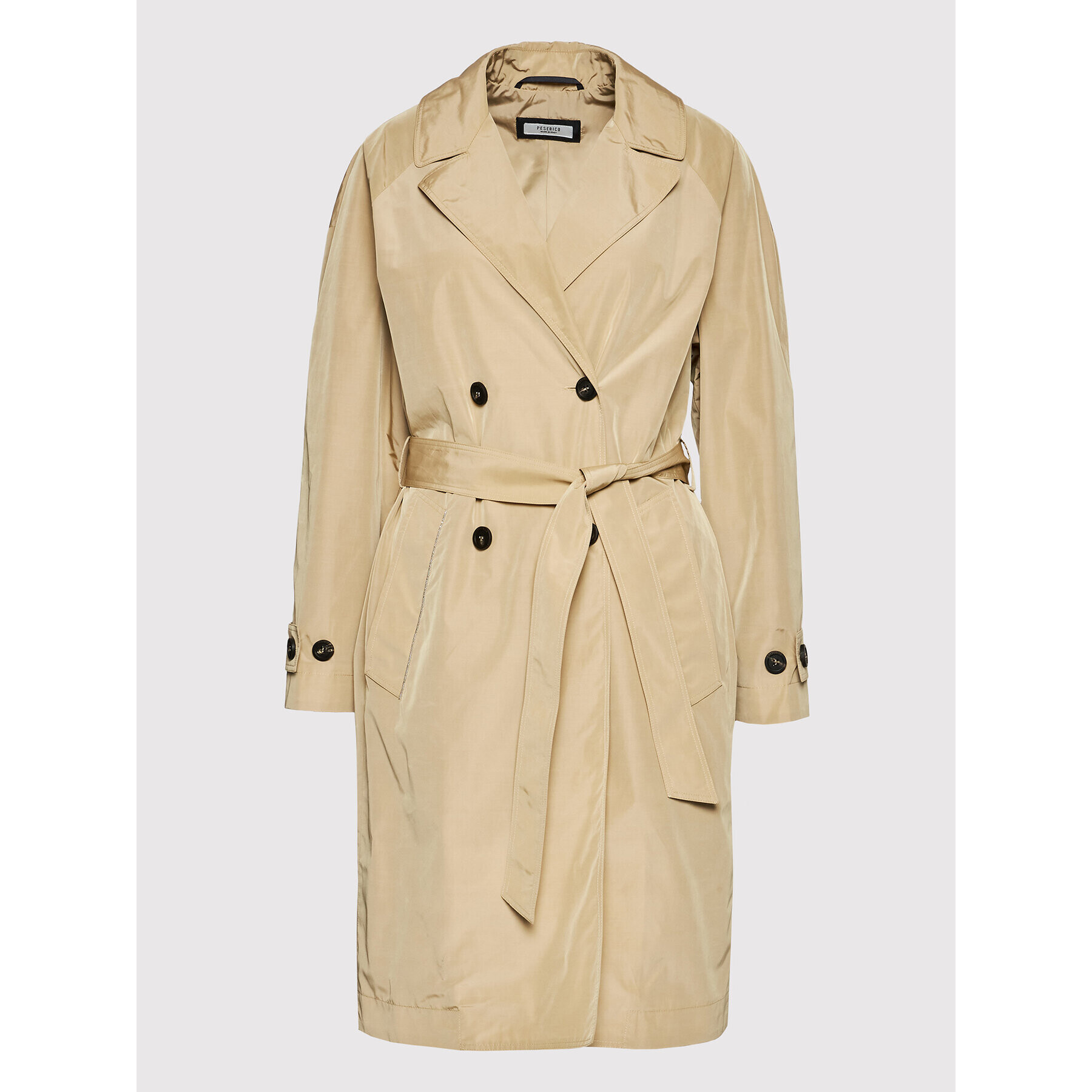 Peserico Тренч S23320A Бежов Regular Fit - Pepit.bg