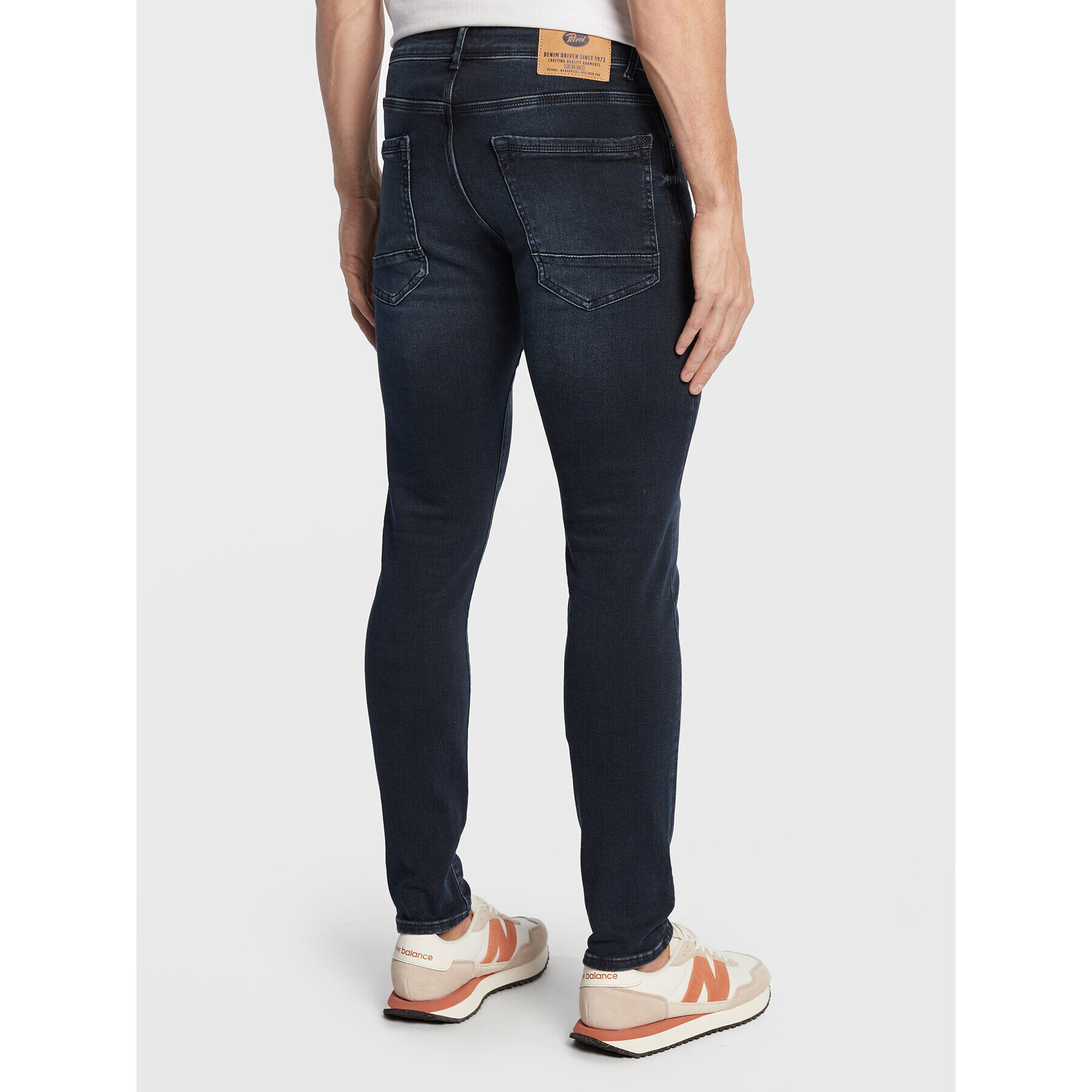 Petrol Industries Дънки Jackson 0016 Тъмносин Slim Fit - Pepit.bg