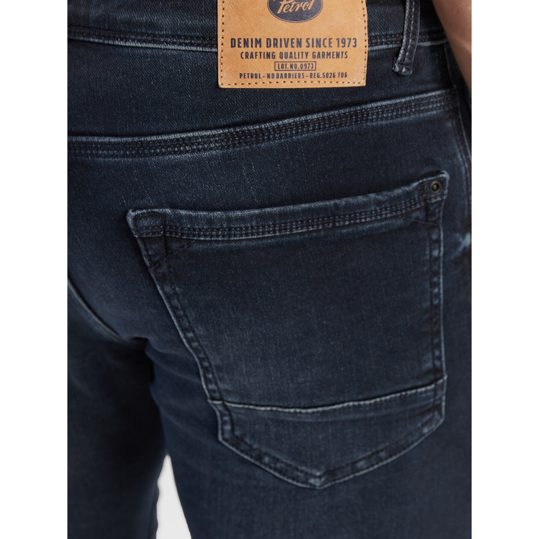 Petrol Industries Дънки Jackson 0016 Тъмносин Slim Fit - Pepit.bg
