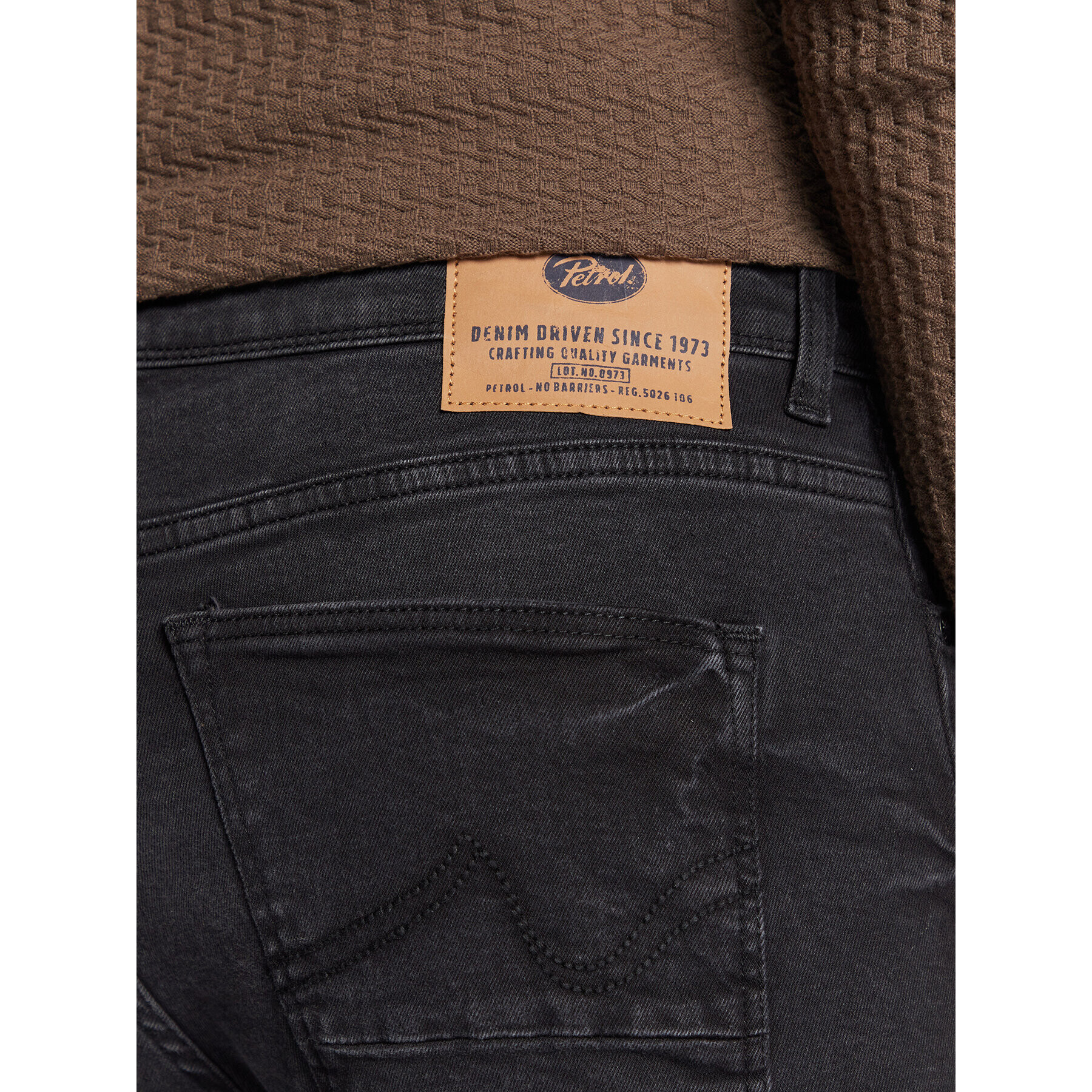 Petrol Industries Дънки Nash 0017 Черен Narrow Fit - Pepit.bg