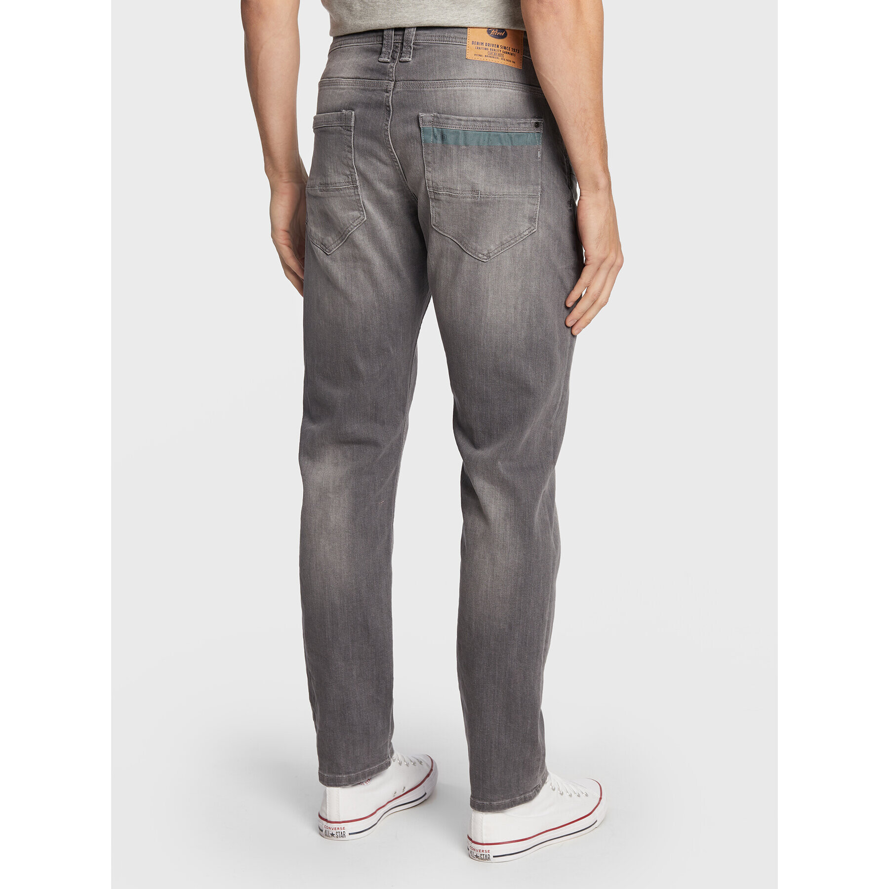 Petrol Industries Дънки Seaham 0006 Сив Slim Fit - Pepit.bg