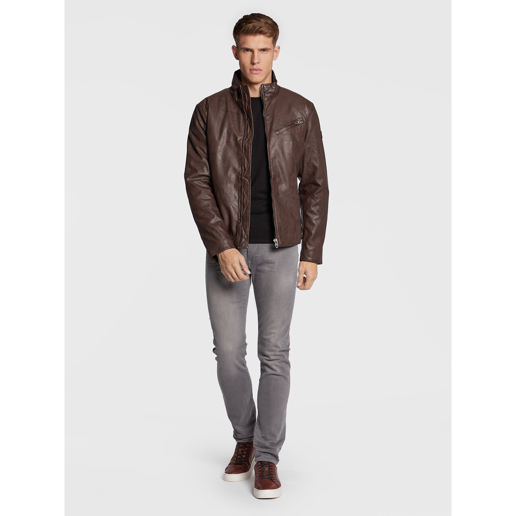 Petrol Industries Дънки Seaham Classic 0014 Сив Slim Fit - Pepit.bg