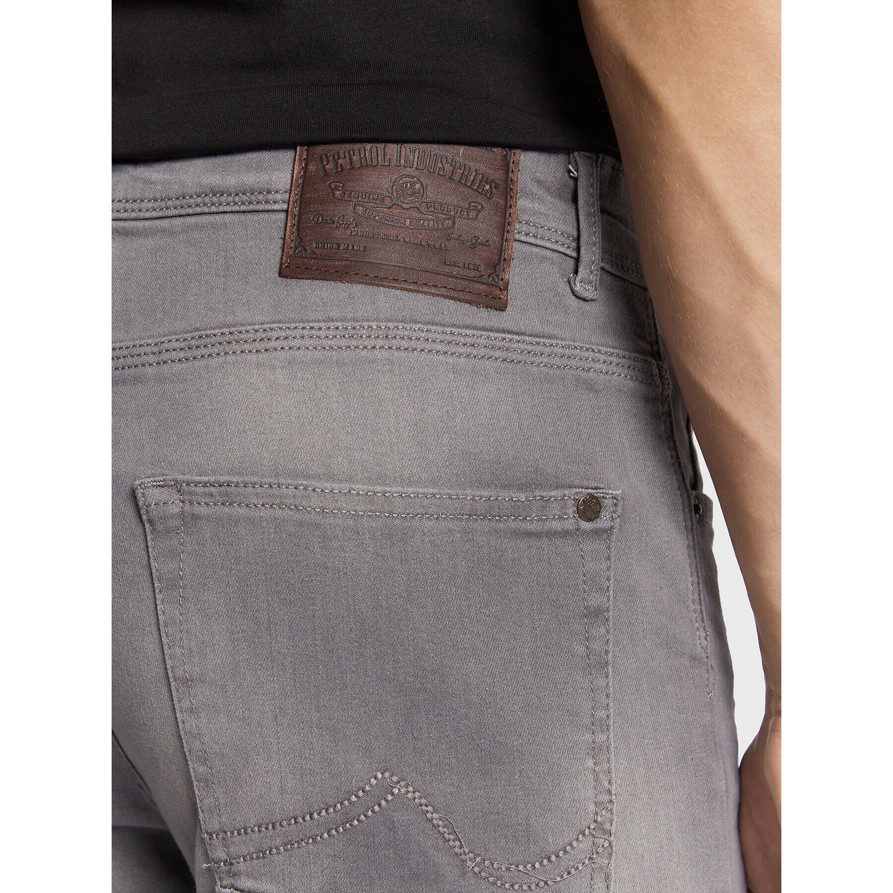 Petrol Industries Дънки Seaham Classic 0014 Сив Slim Fit - Pepit.bg