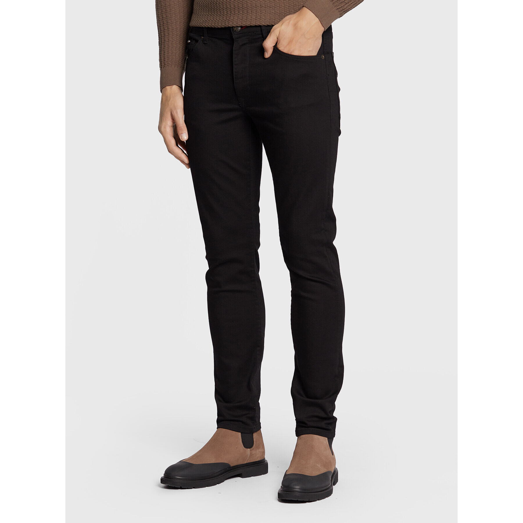 Petrol Industries Дънки Seaham Classic 0021 Черен Slim Fit - Pepit.bg