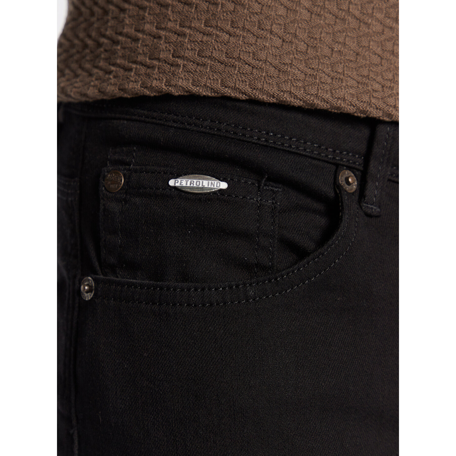 Petrol Industries Дънки Seaham Classic 0021 Черен Slim Fit - Pepit.bg