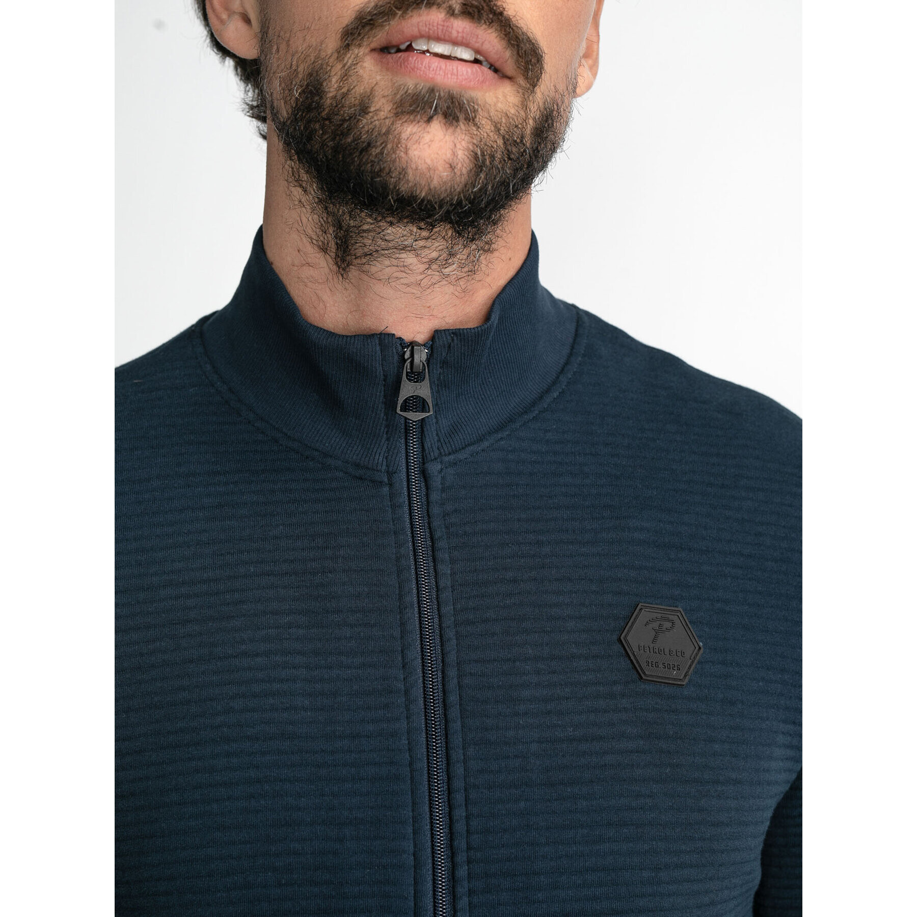 Petrol Industries Суитшърт M-1030-SWC333 Син Regular Fit - Pepit.bg