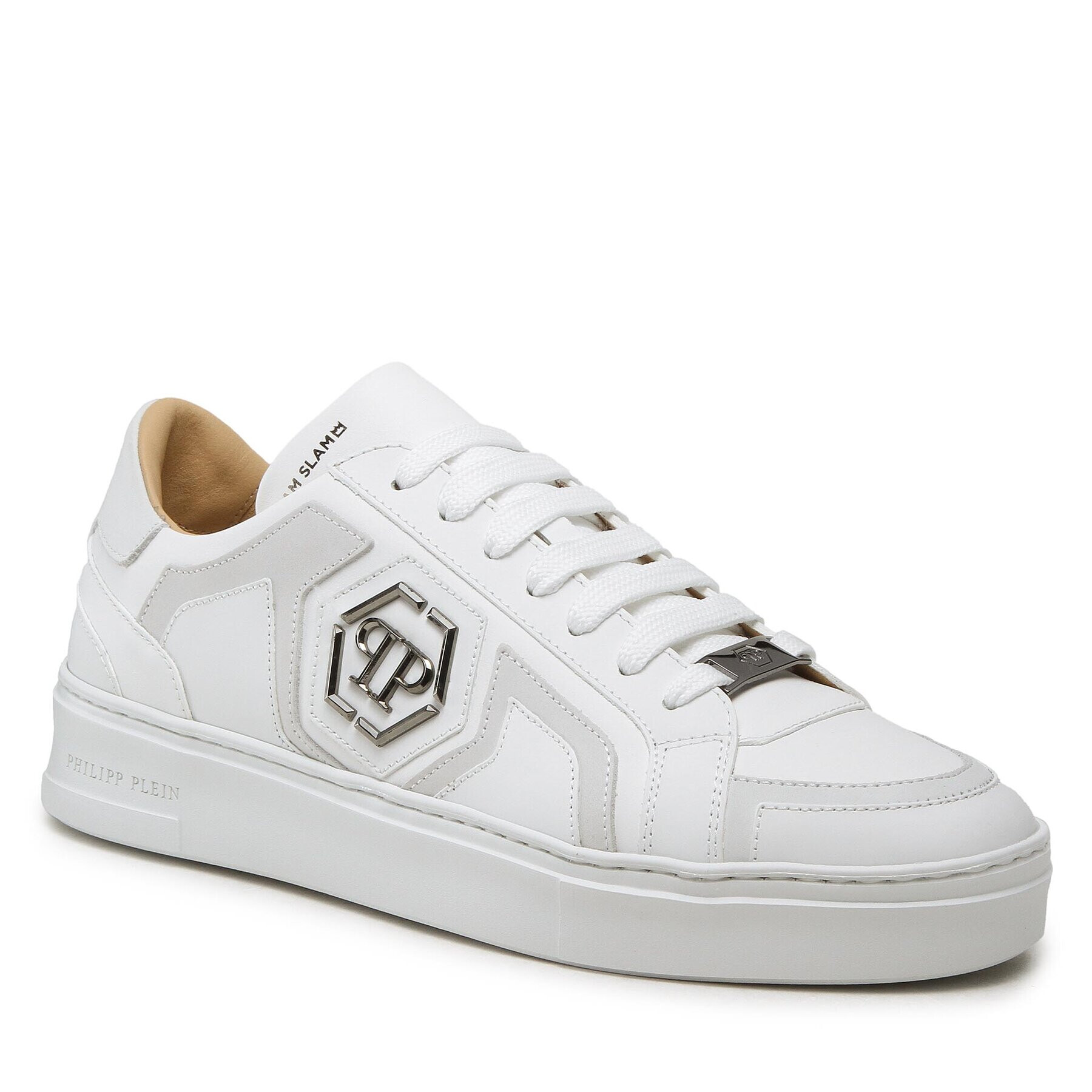 PHILIPP PLEIN Сникърси Hexagon AABS MSC3783 PLE010N 01 Бял - Pepit.bg