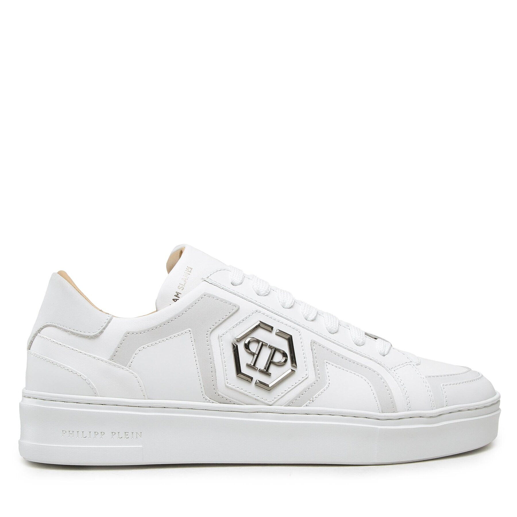 PHILIPP PLEIN Сникърси Hexagon AABS MSC3783 PLE010N 01 Бял - Pepit.bg