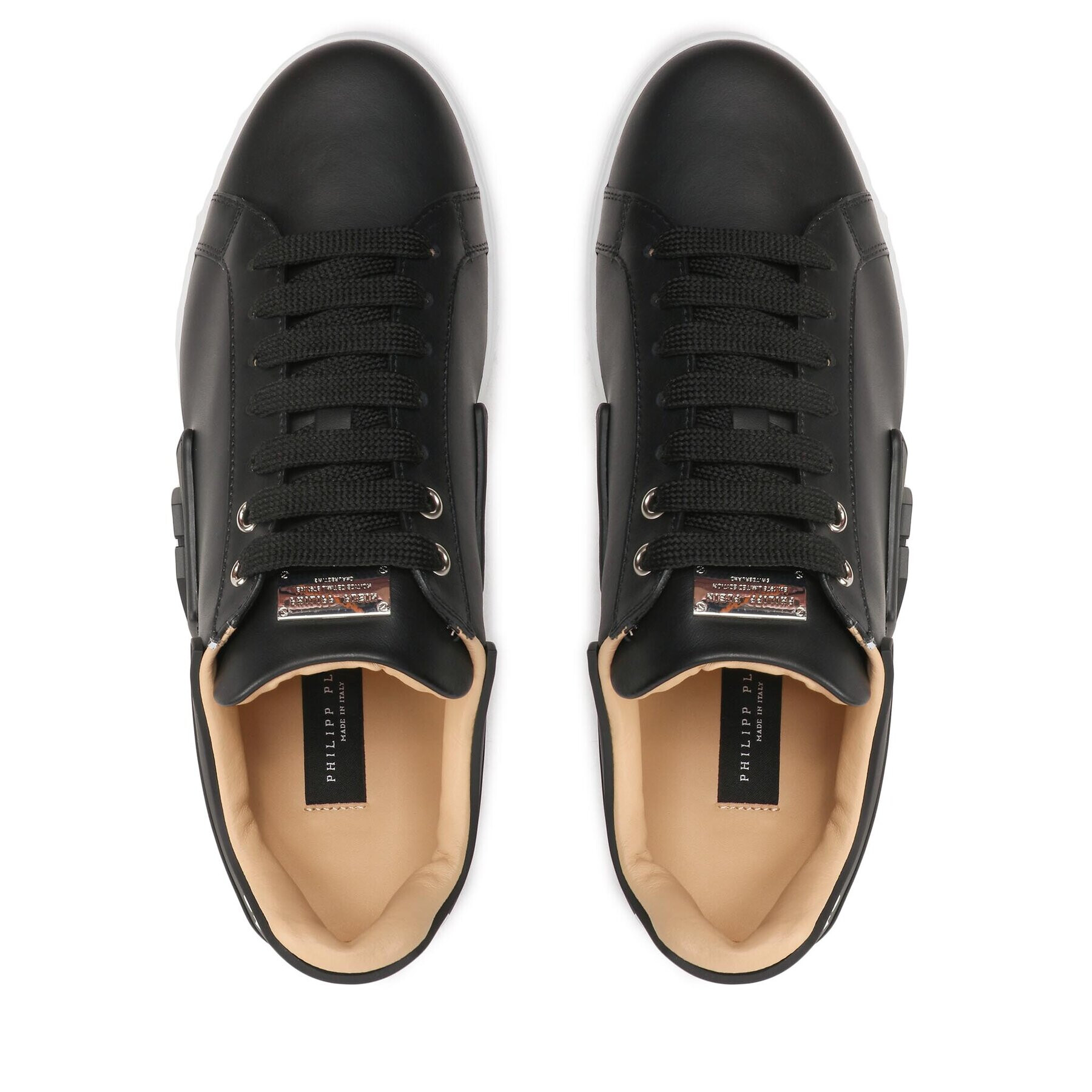 PHILIPP PLEIN Сникърси Hexagon AABS USC0263 PLE010N Черен - Pepit.bg