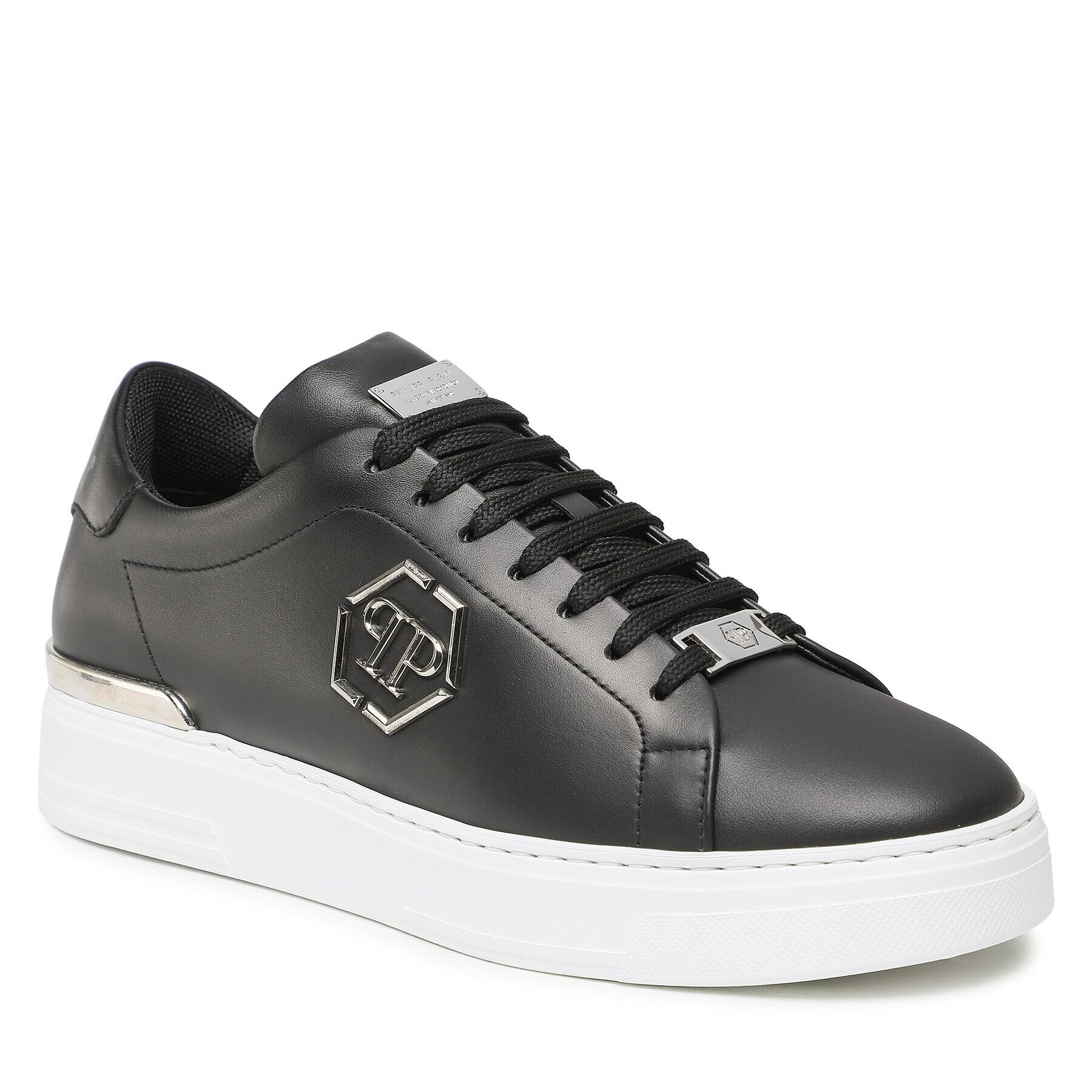 PHILIPP PLEIN Сникърси Hexagon FABS USC0379 PLE075N Черен - Pepit.bg