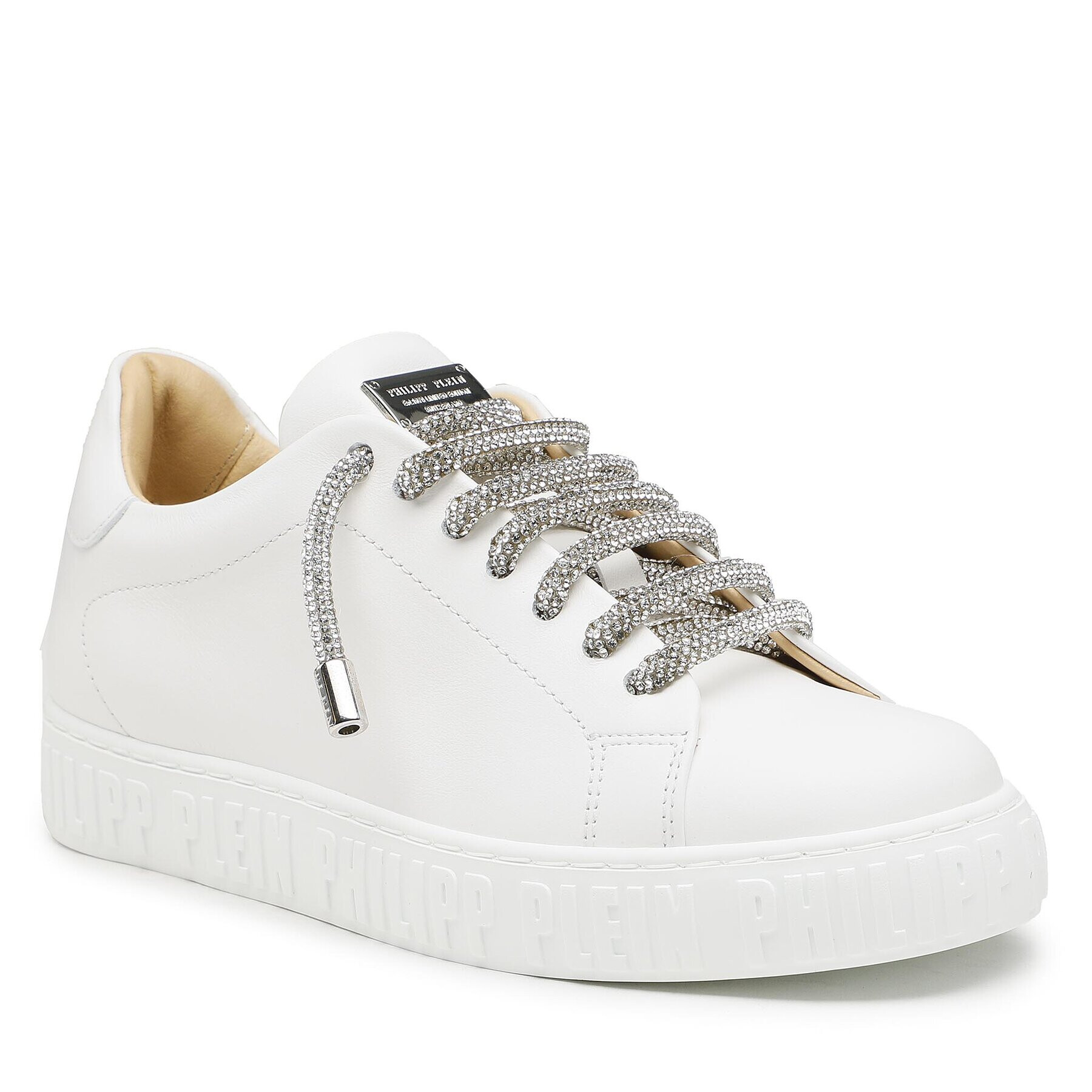 PHILIPP PLEIN Сникърси Lo-Top Sneaker Basic AABS WSC2633 PLE075N Бял - Pepit.bg