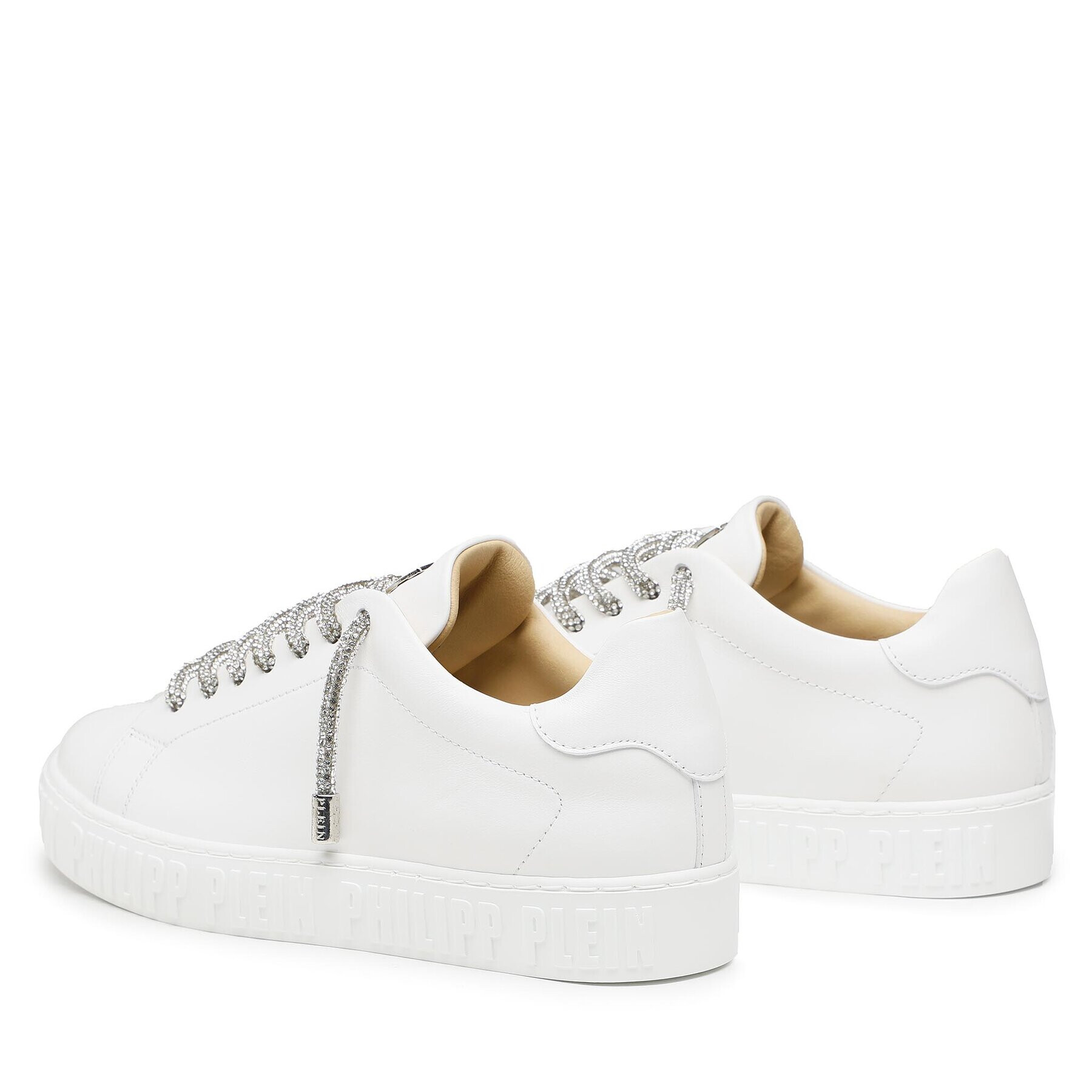 PHILIPP PLEIN Сникърси Lo-Top Sneaker Basic AABS WSC2633 PLE075N Бял - Pepit.bg