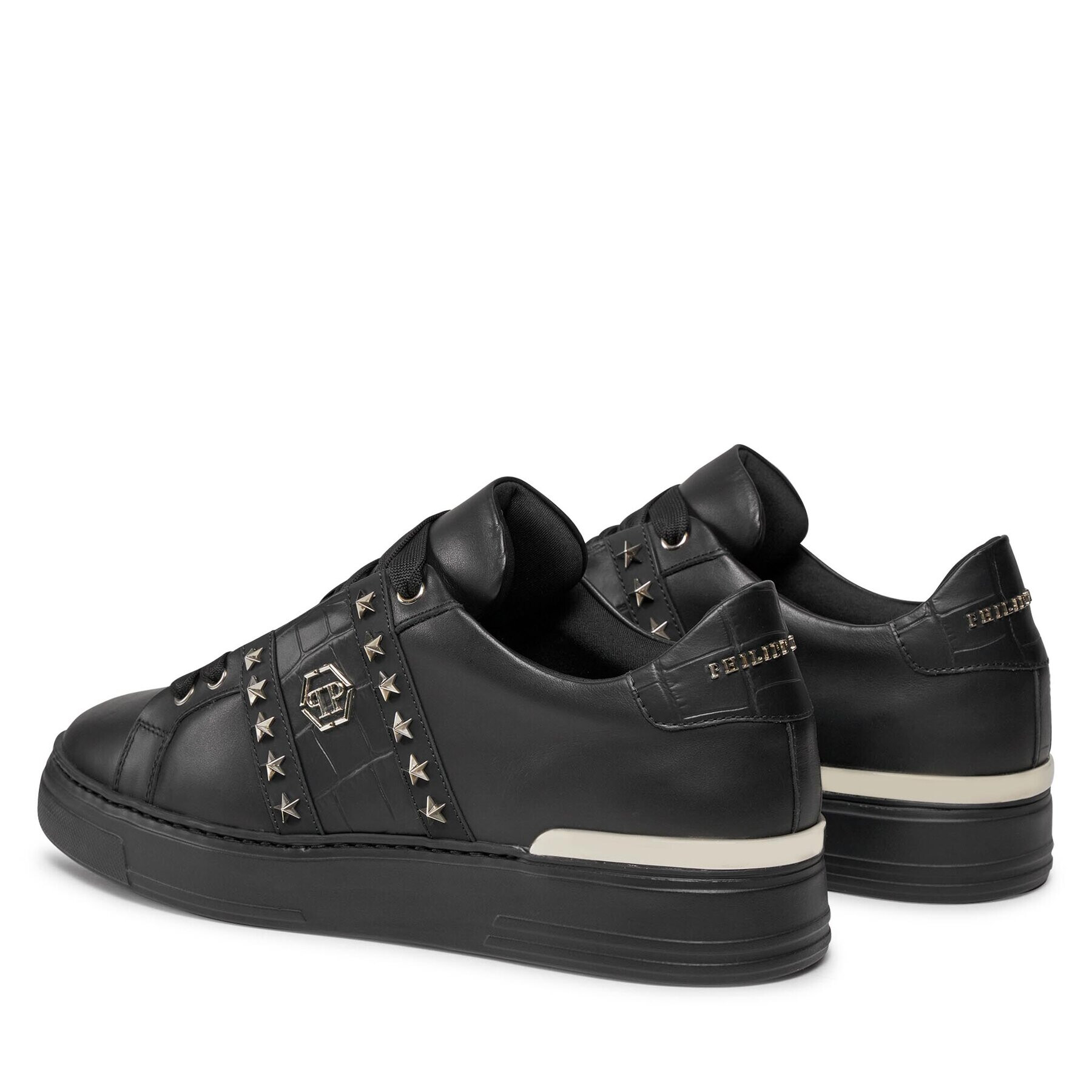 PHILIPP PLEIN Сникърси Lo-Top Sneaker FACS USC0502 PCO008N Черен - Pepit.bg