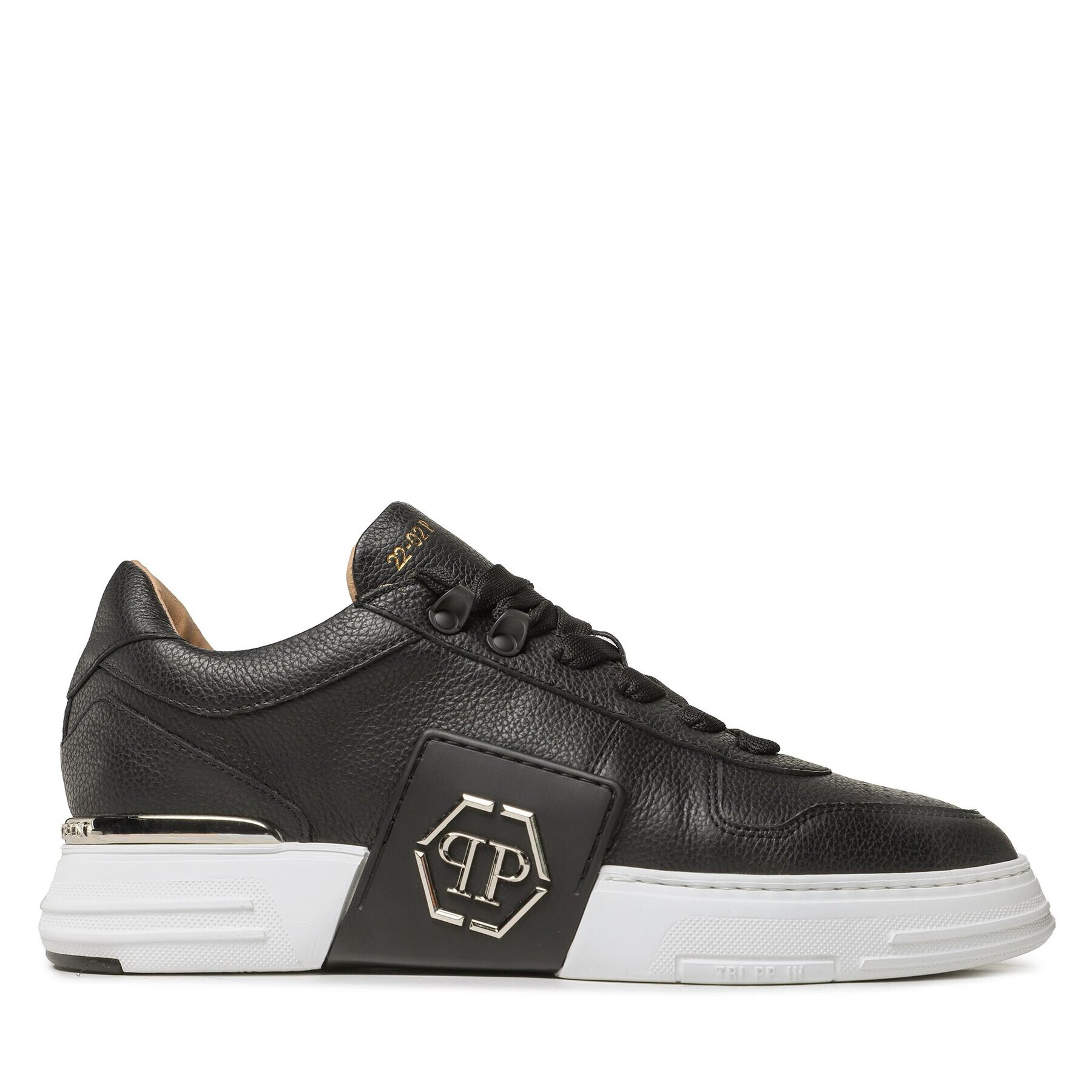 PHILIPP PLEIN Сникърси Lo-Top Sneakers Hexagon ABS USC0272 PLE010N Черен - Pepit.bg