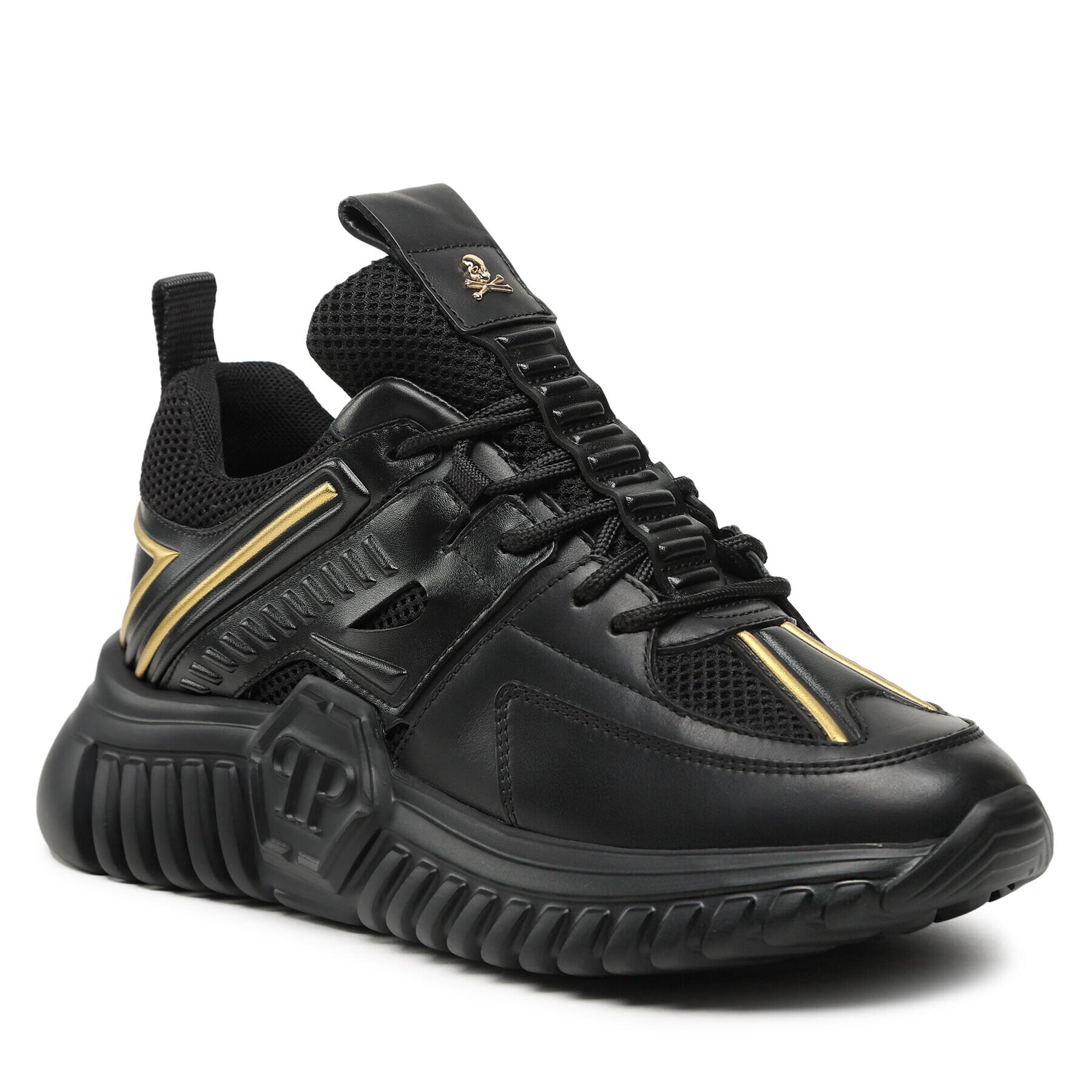 PHILIPP PLEIN Сникърси Runner Sneakers Supersonic SACS USC0405 PLE075N Черен - Pepit.bg