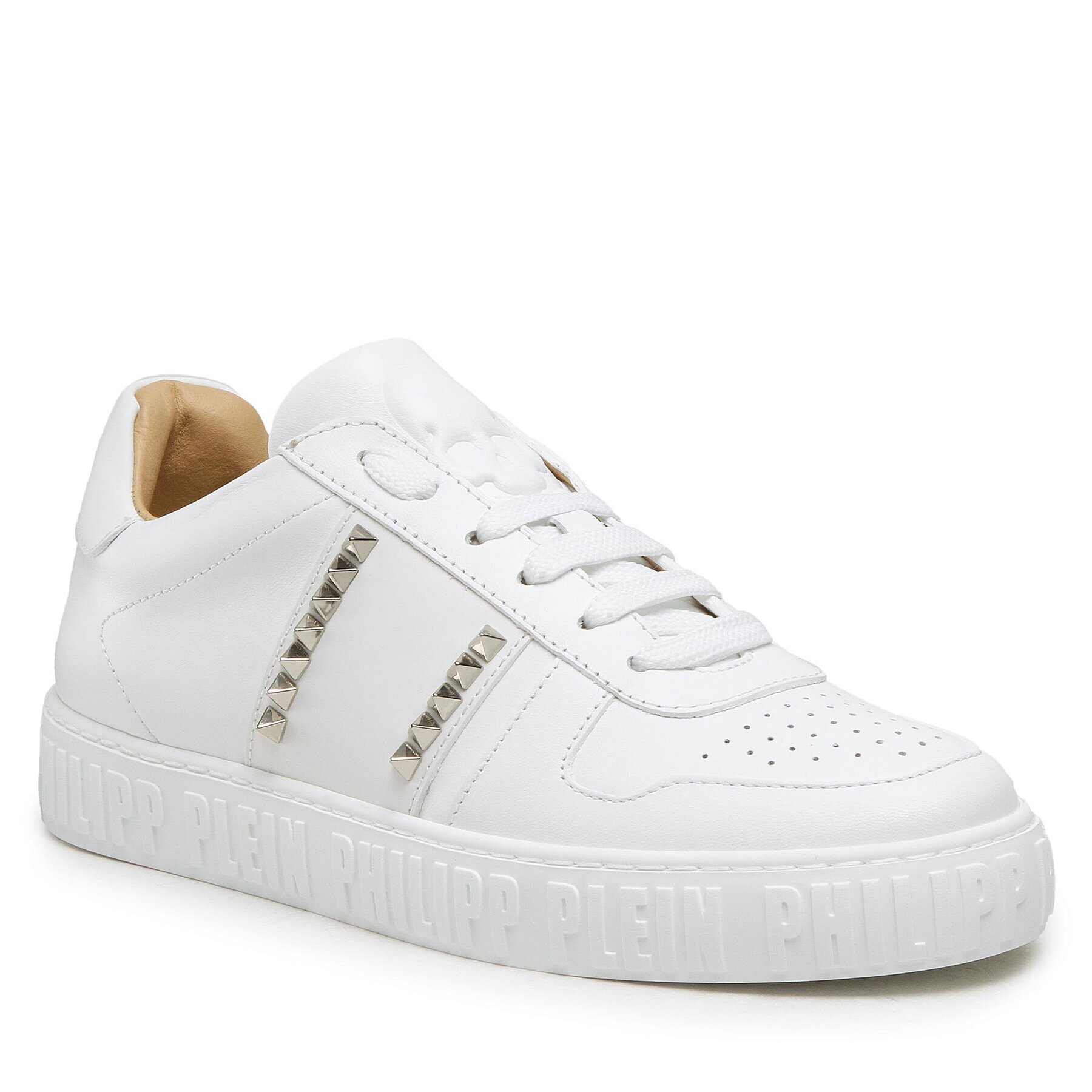 PHILIPP PLEIN Сникърси Studs AABS USC0183 PLE010N Бял - Pepit.bg