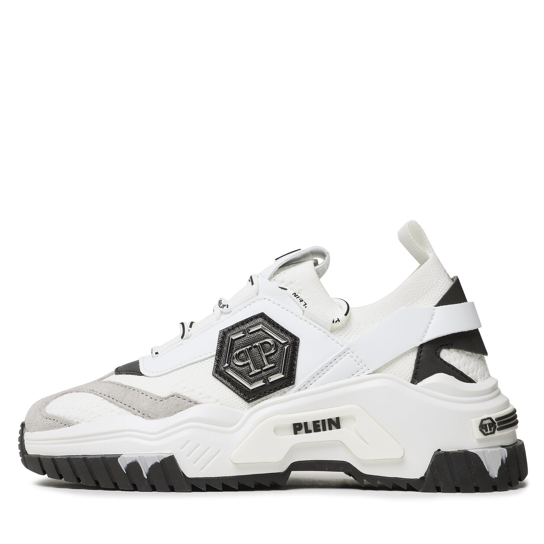 PHILIPP PLEIN Сникърси Trainer Predator Tm AAAS USC0096 PTE003N Бял - Pepit.bg