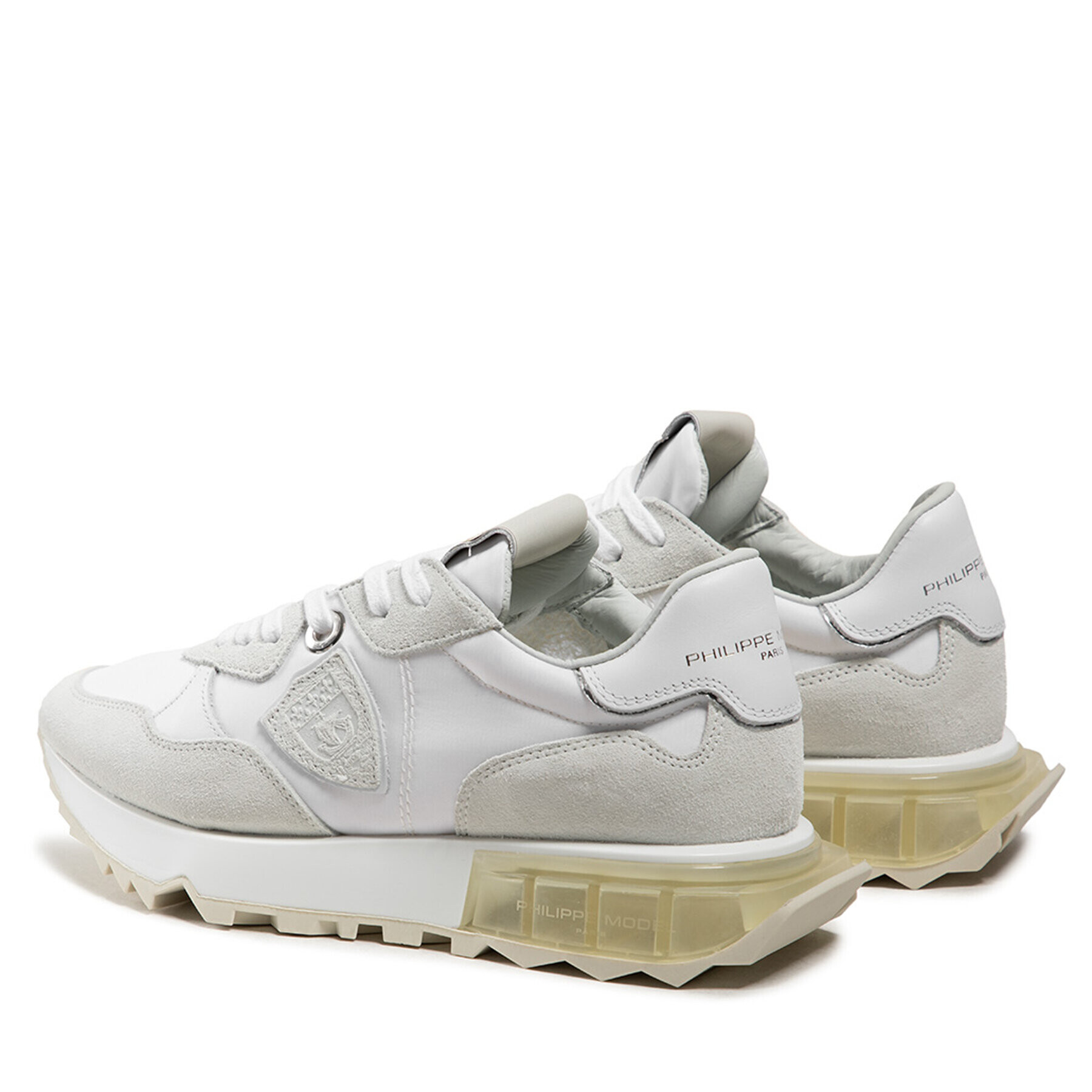 Philippe Model Сникърси La Rue Low LRLD W003 Бял - Pepit.bg