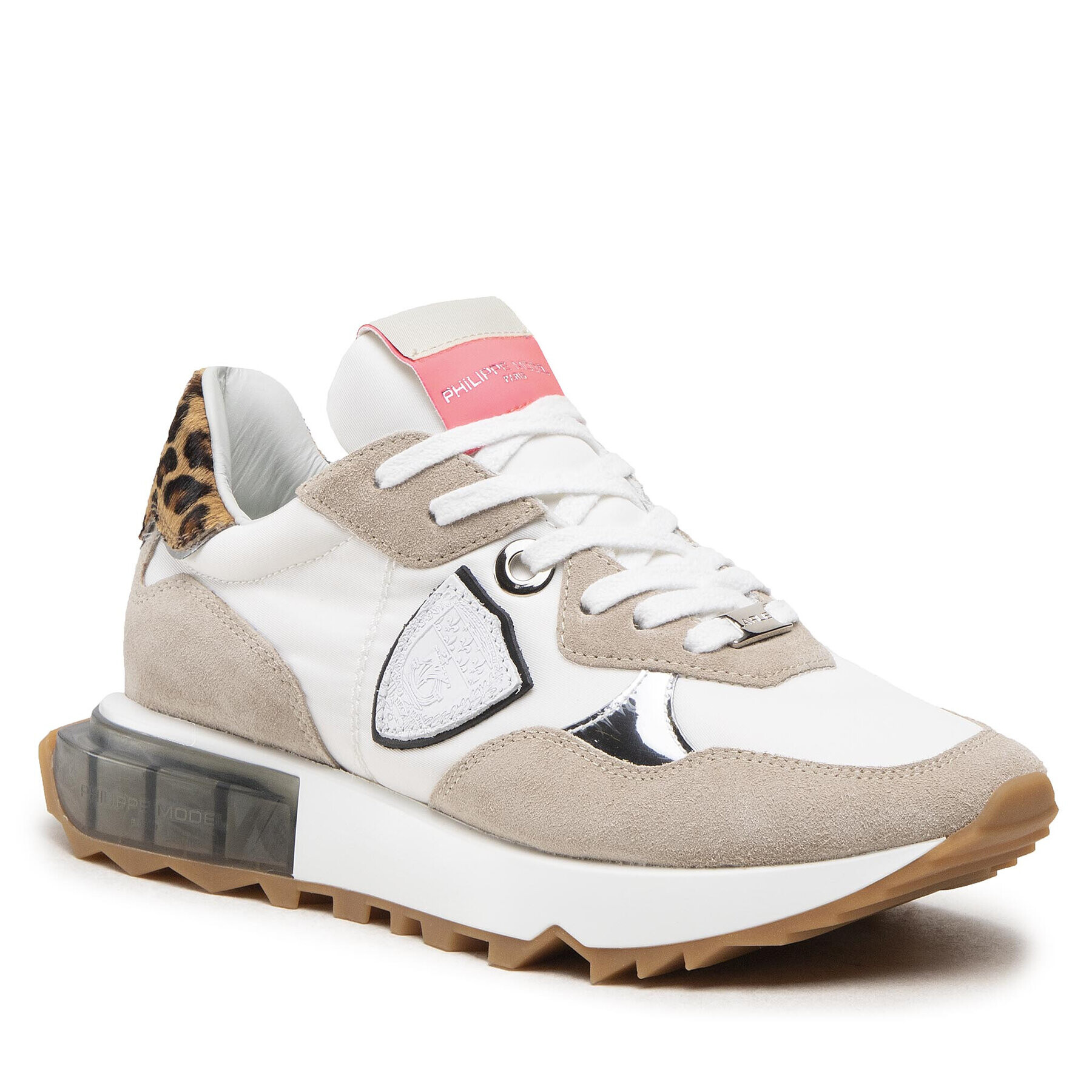 Philippe Model Сникърси La Rue Low LRLD WA01 Бял - Pepit.bg