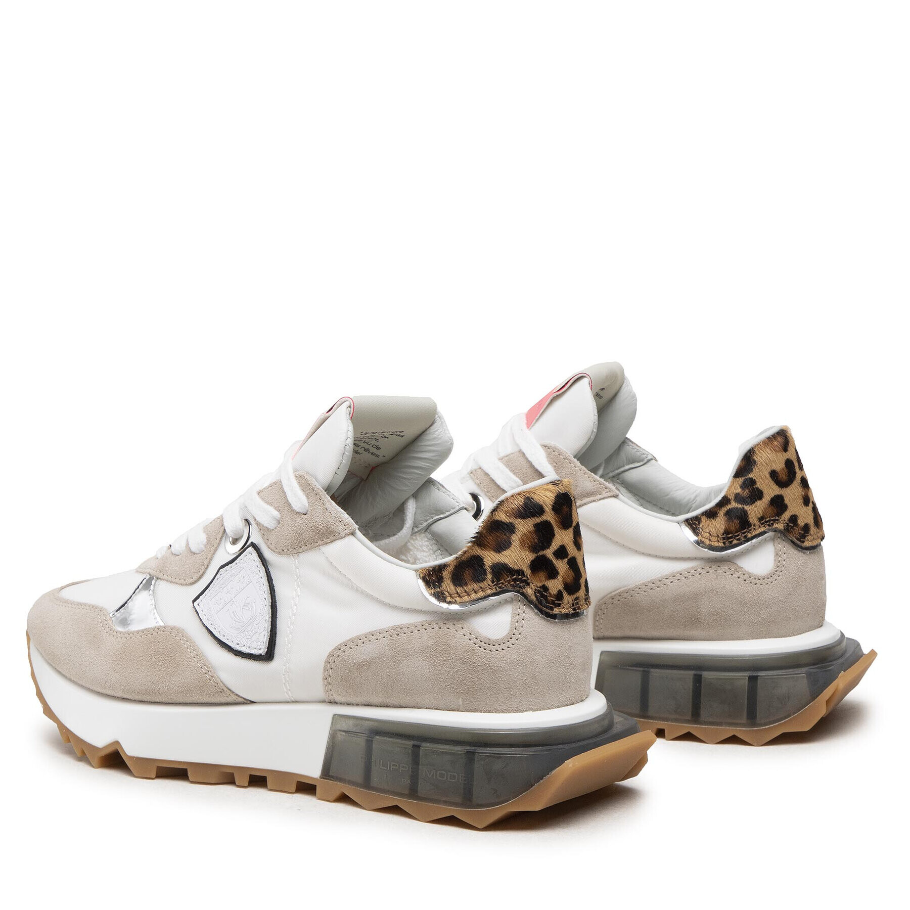 Philippe Model Сникърси La Rue Low LRLD WA01 Бял - Pepit.bg