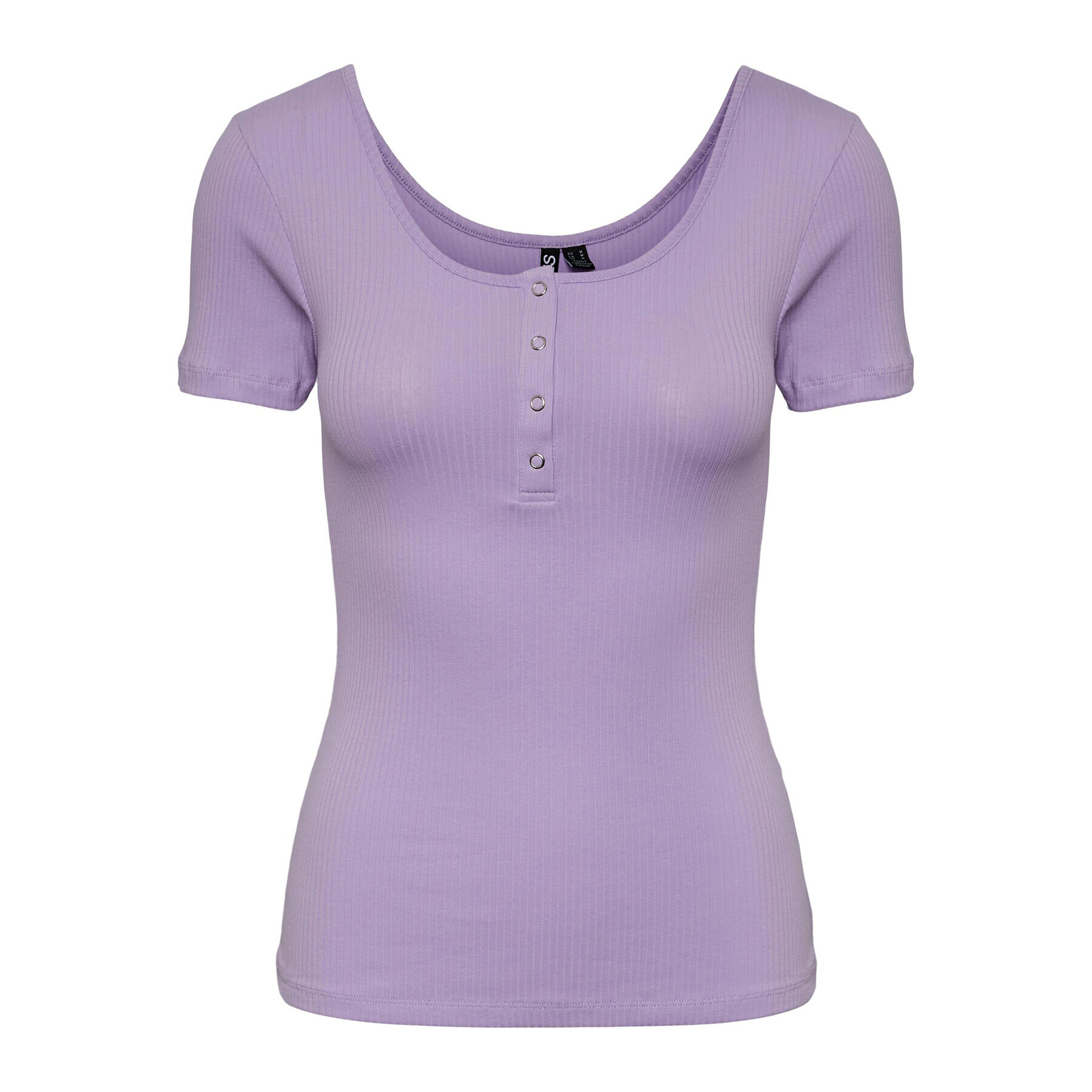 Pieces Блуза 17101439 Виолетов Slim Fit - Pepit.bg