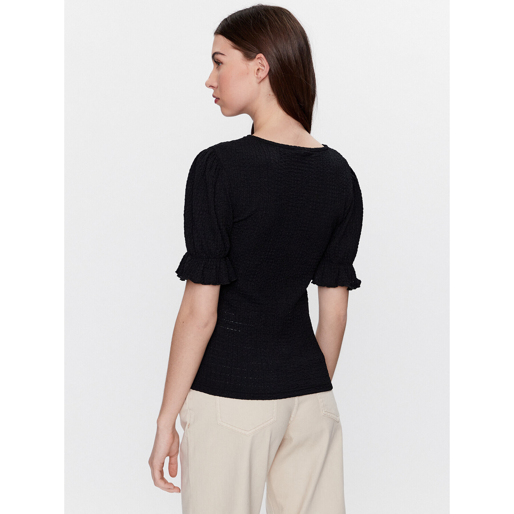 Pieces Блуза 17139897 Черен Regular Fit - Pepit.bg