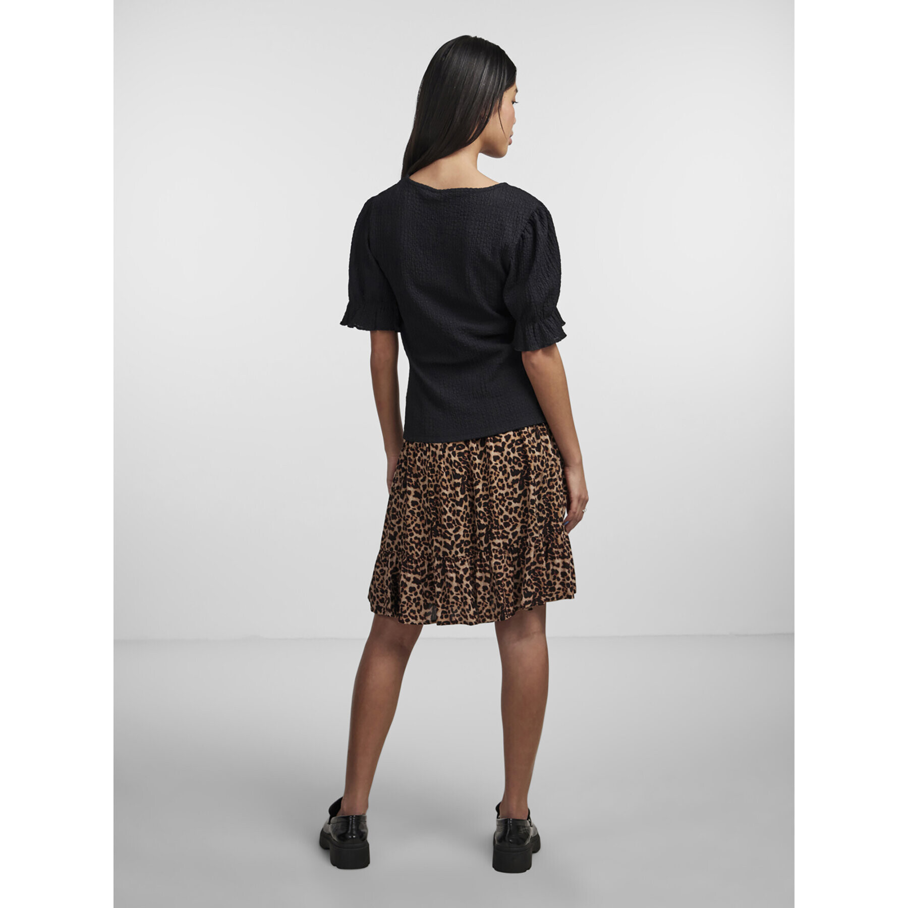 Pieces Блуза 17139897 Черен Regular Fit - Pepit.bg