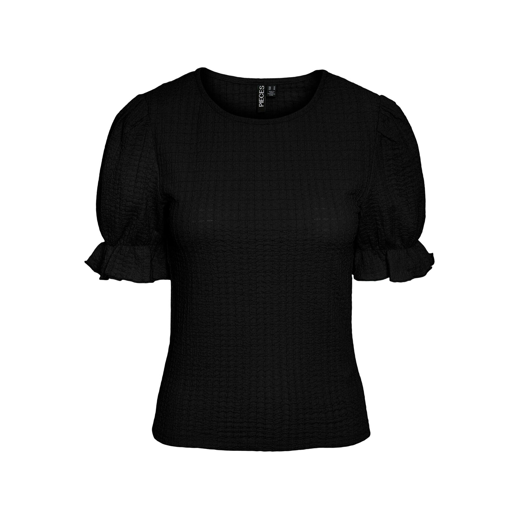 Pieces Блуза 17139897 Черен Regular Fit - Pepit.bg