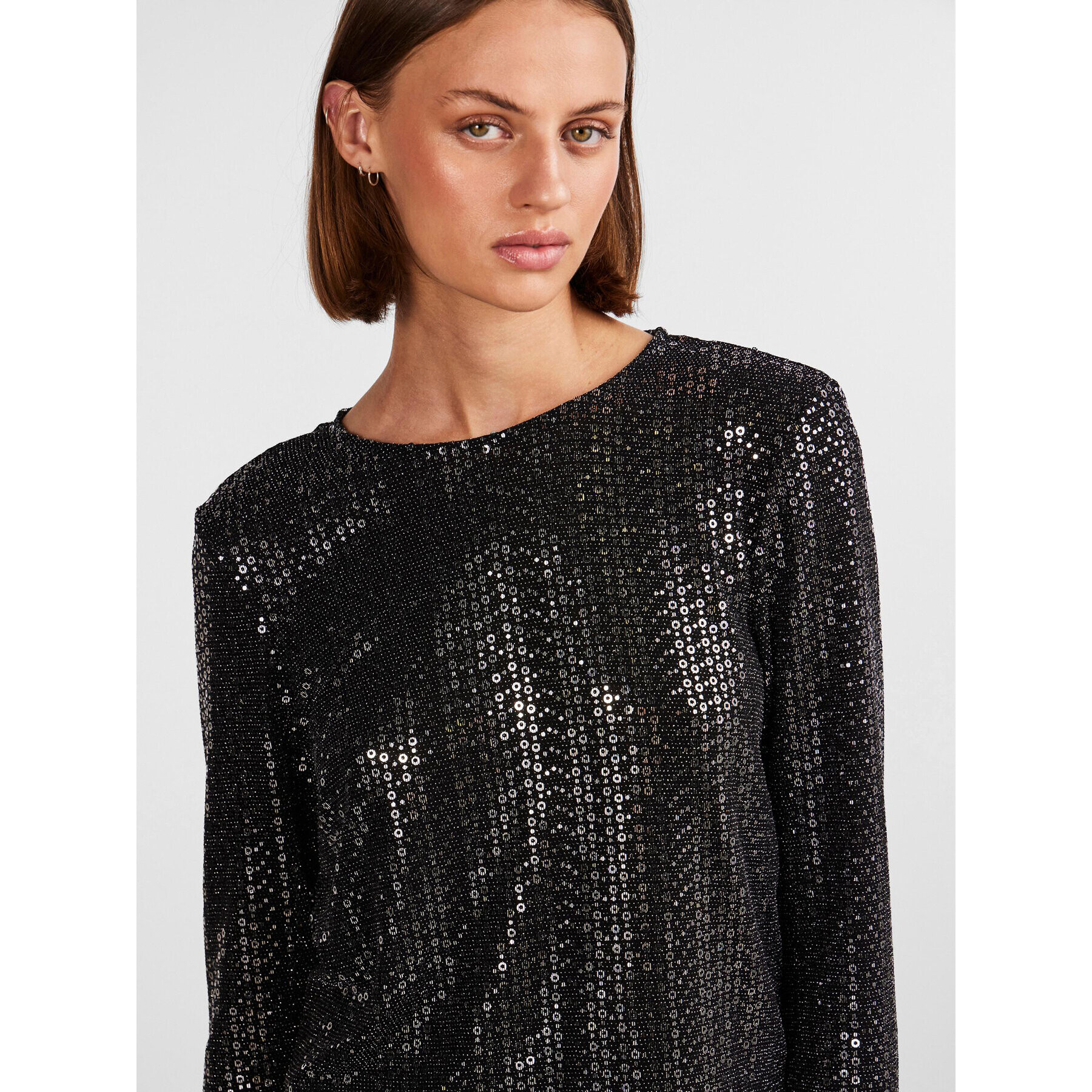 Pieces Блуза 17143894 Черен Regular Fit - Pepit.bg