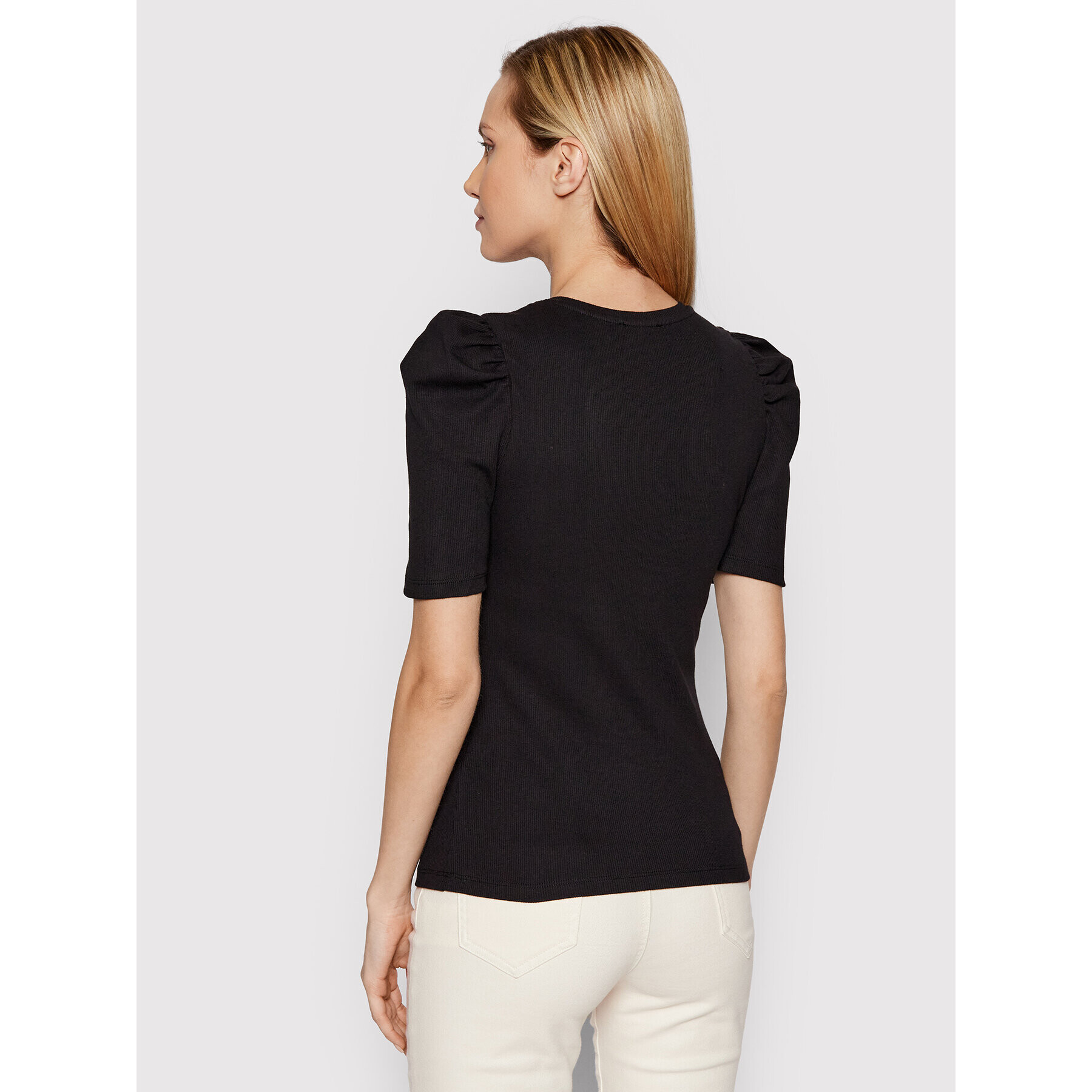 Pieces Блуза Anna 17110522 Черен Slim Fit - Pepit.bg