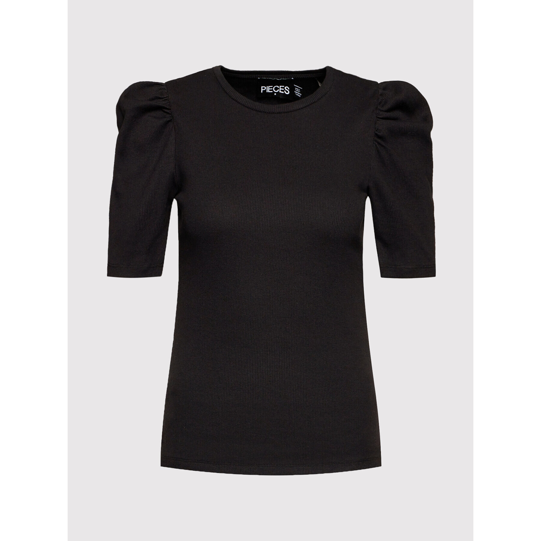 Pieces Блуза Anna 17110522 Черен Slim Fit - Pepit.bg