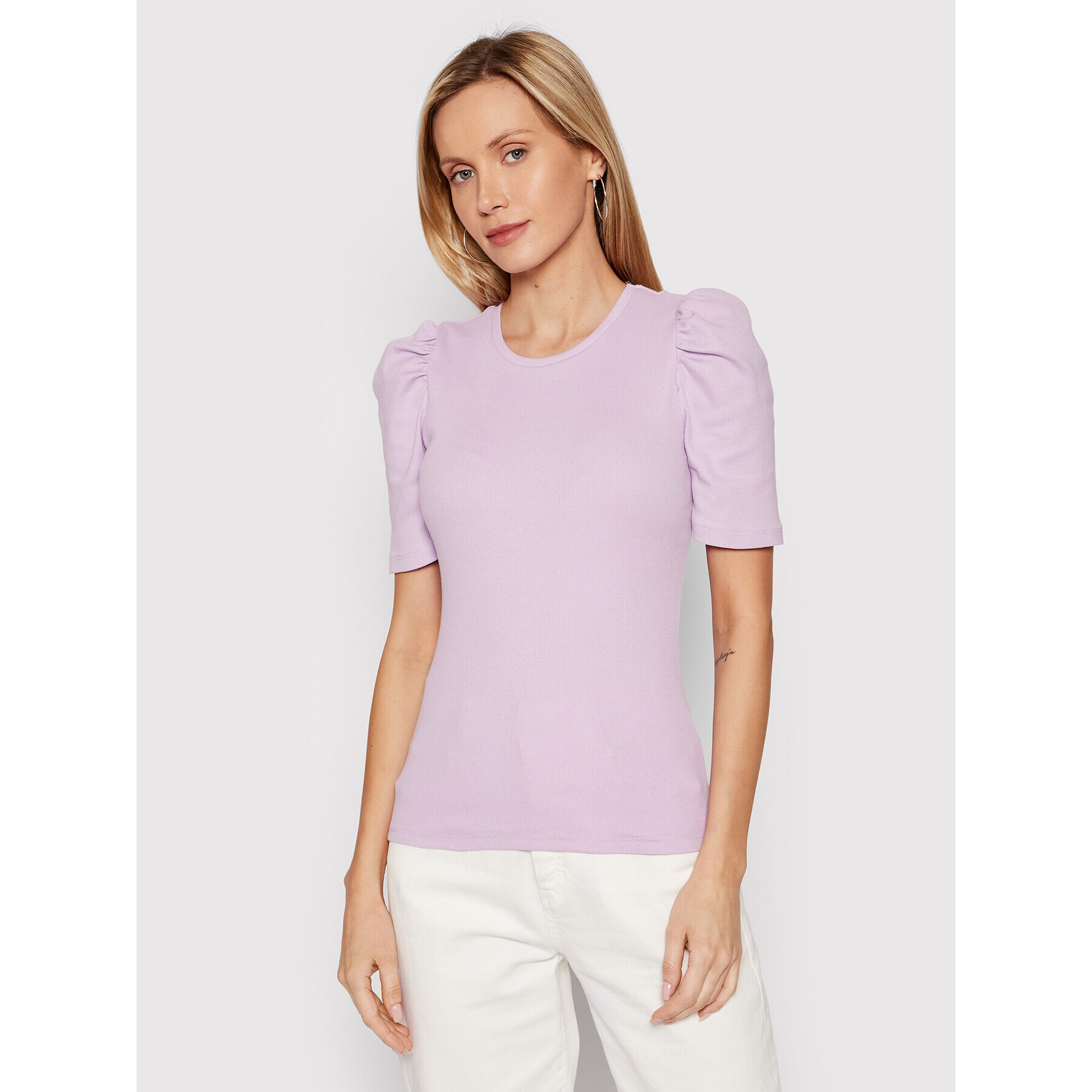 Pieces Блуза Anna 17110522 Виолетов Slim Fit - Pepit.bg
