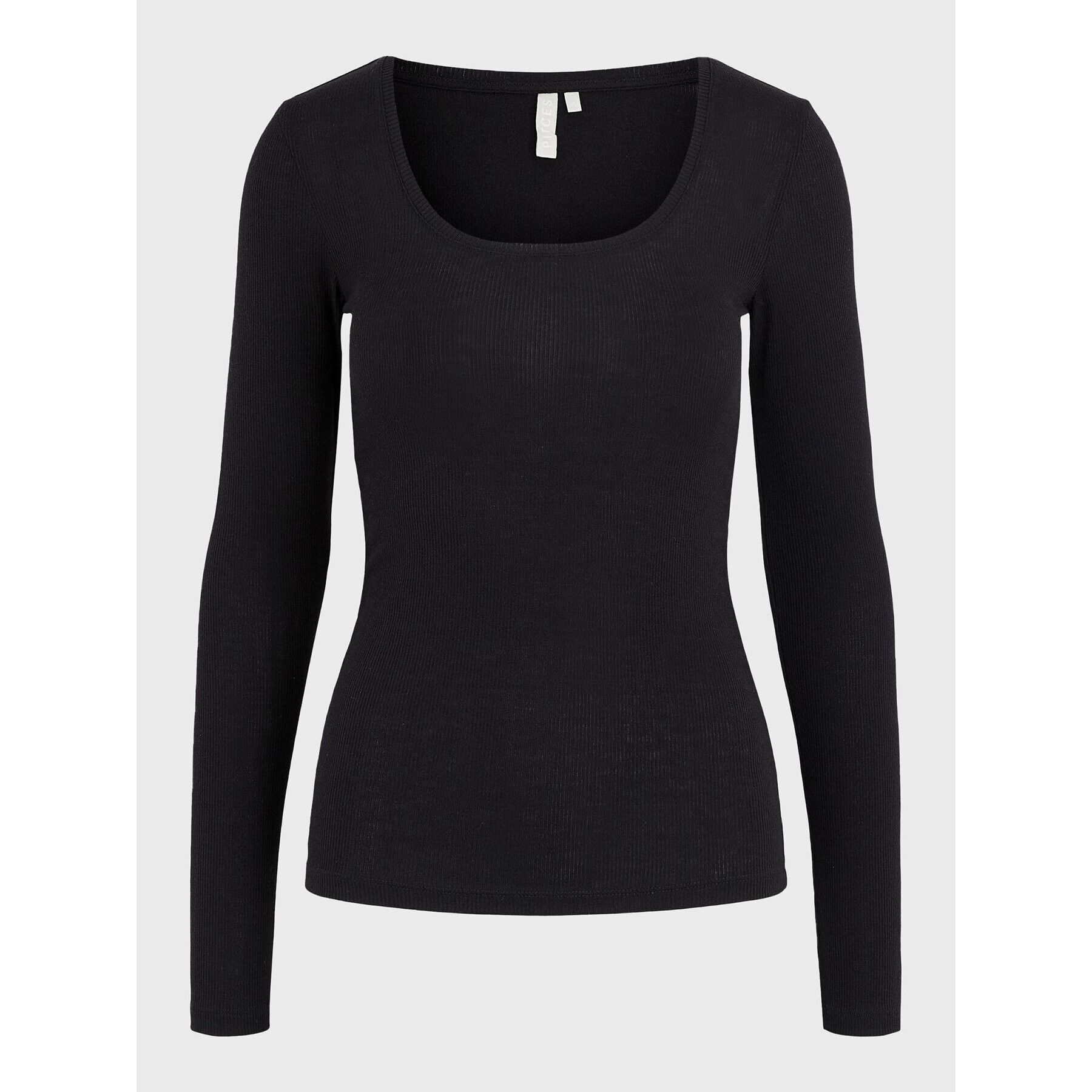 Pieces Блуза Pippi 17110548 Черен Slim Fit - Pepit.bg
