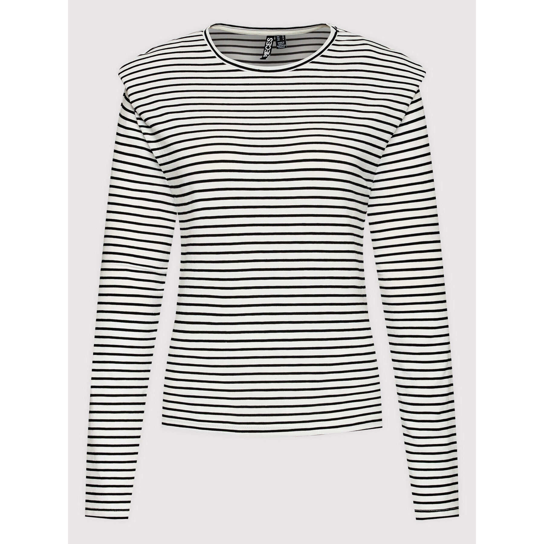 Pieces Блуза Vilise 17124360 Бял Regular Fit - Pepit.bg