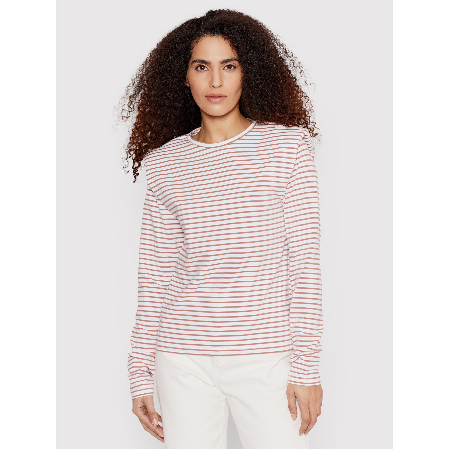 Pieces Блуза Vilise 17124360 Бял Regular Fit - Pepit.bg