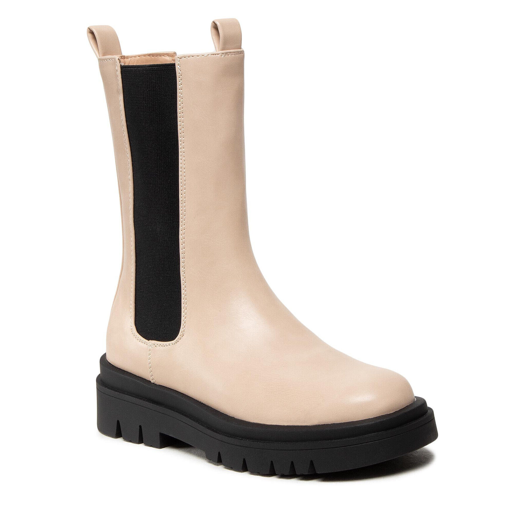 Pieces Боти тип челси Pctia Chelsea Boot 17124312 Бежов - Pepit.bg