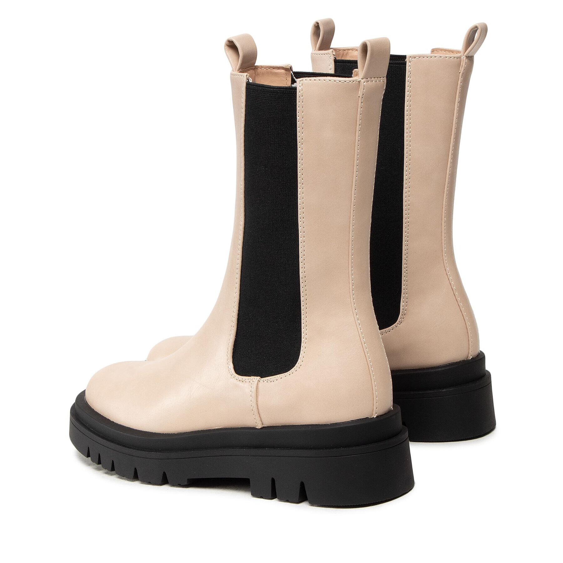 Pieces Боти тип челси Pctia Chelsea Boot 17124312 Бежов - Pepit.bg