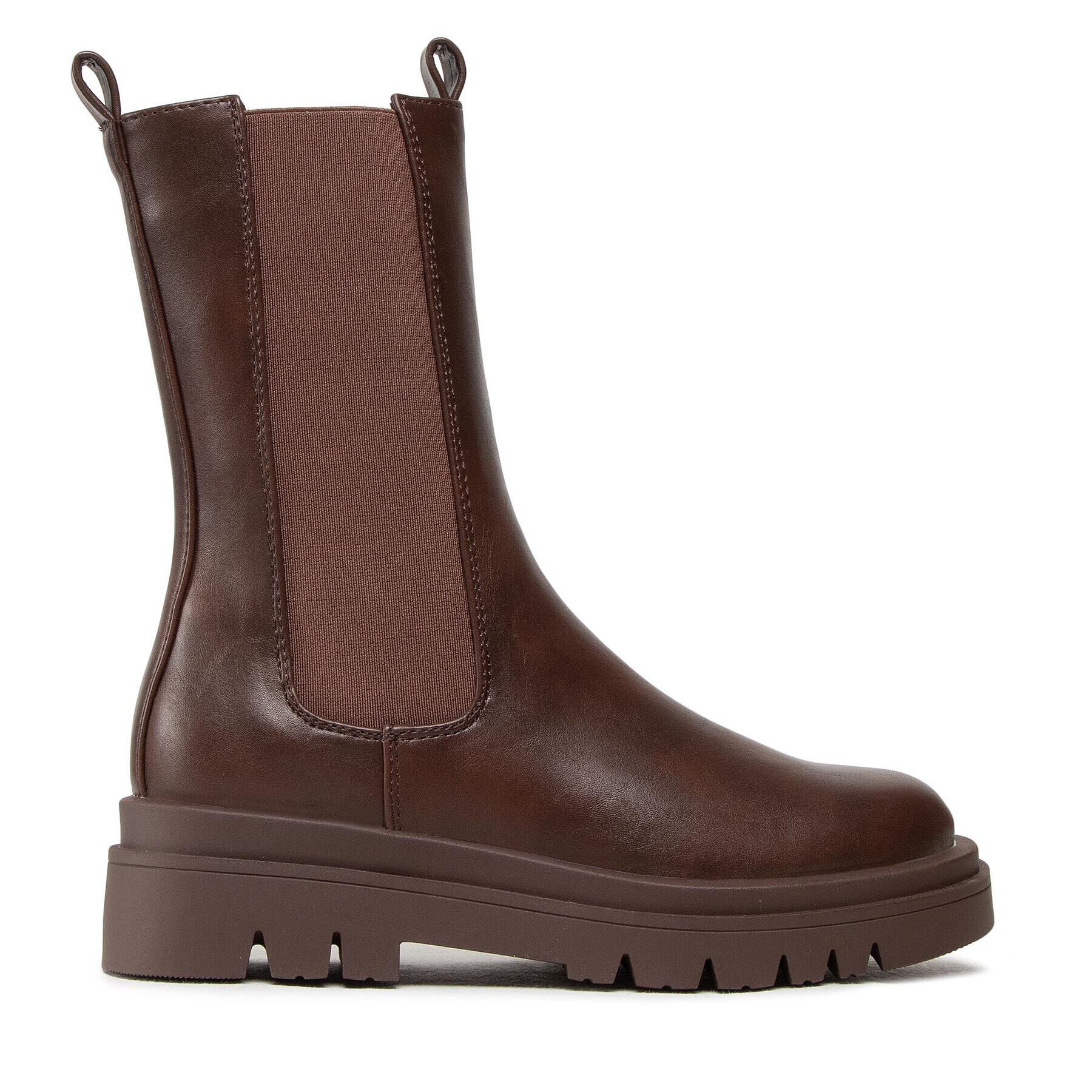 Pieces Боти тип челси Pctia Chelsea Boot 17124312 Кафяв - Pepit.bg