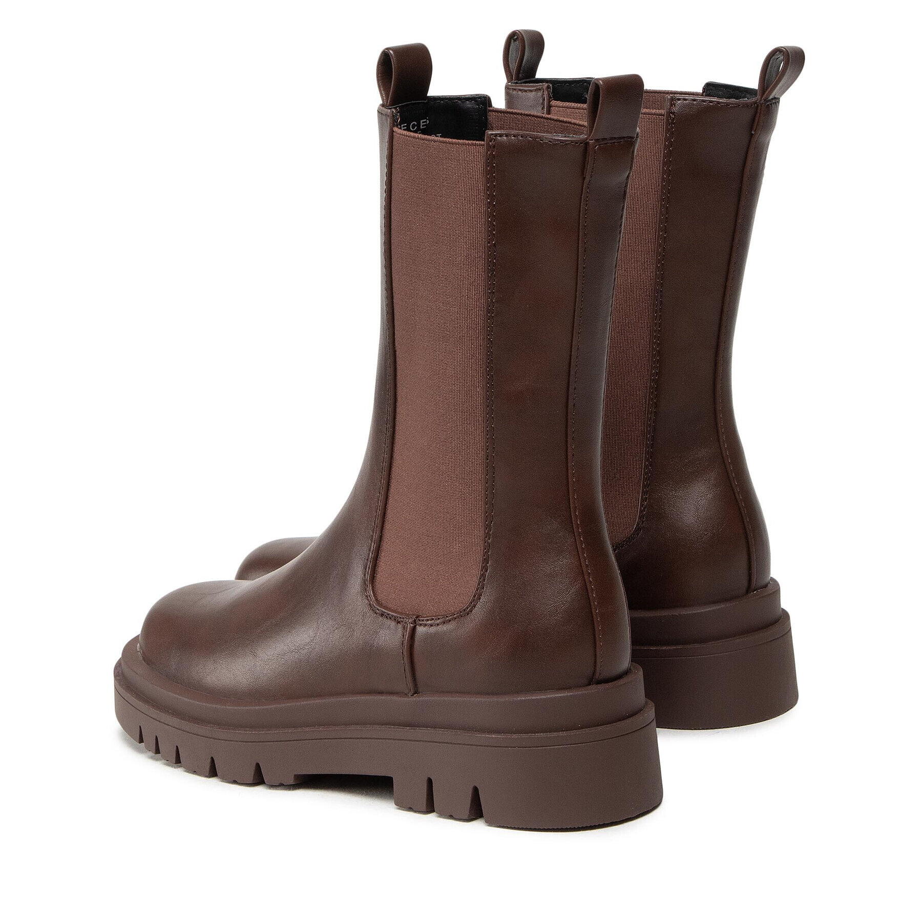 Pieces Боти тип челси Pctia Chelsea Boot 17124312 Кафяв - Pepit.bg