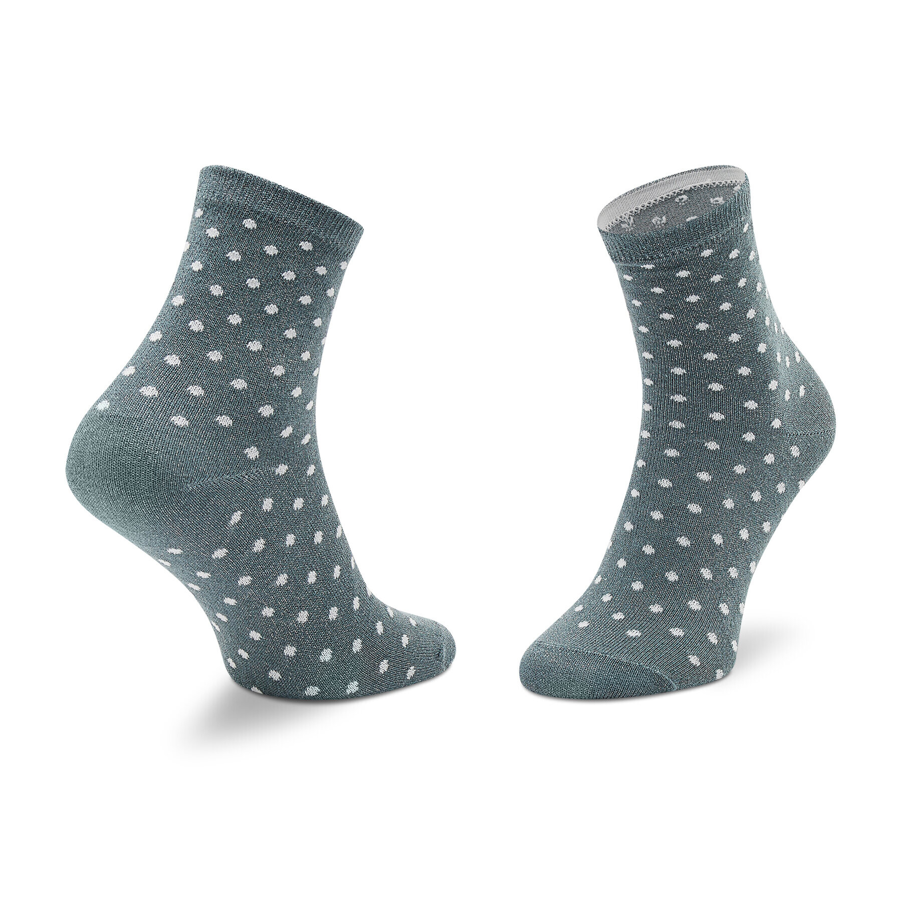 Pieces Чорапи дълги дамски Sebby Glitter 17094859 Сив - Pepit.bg