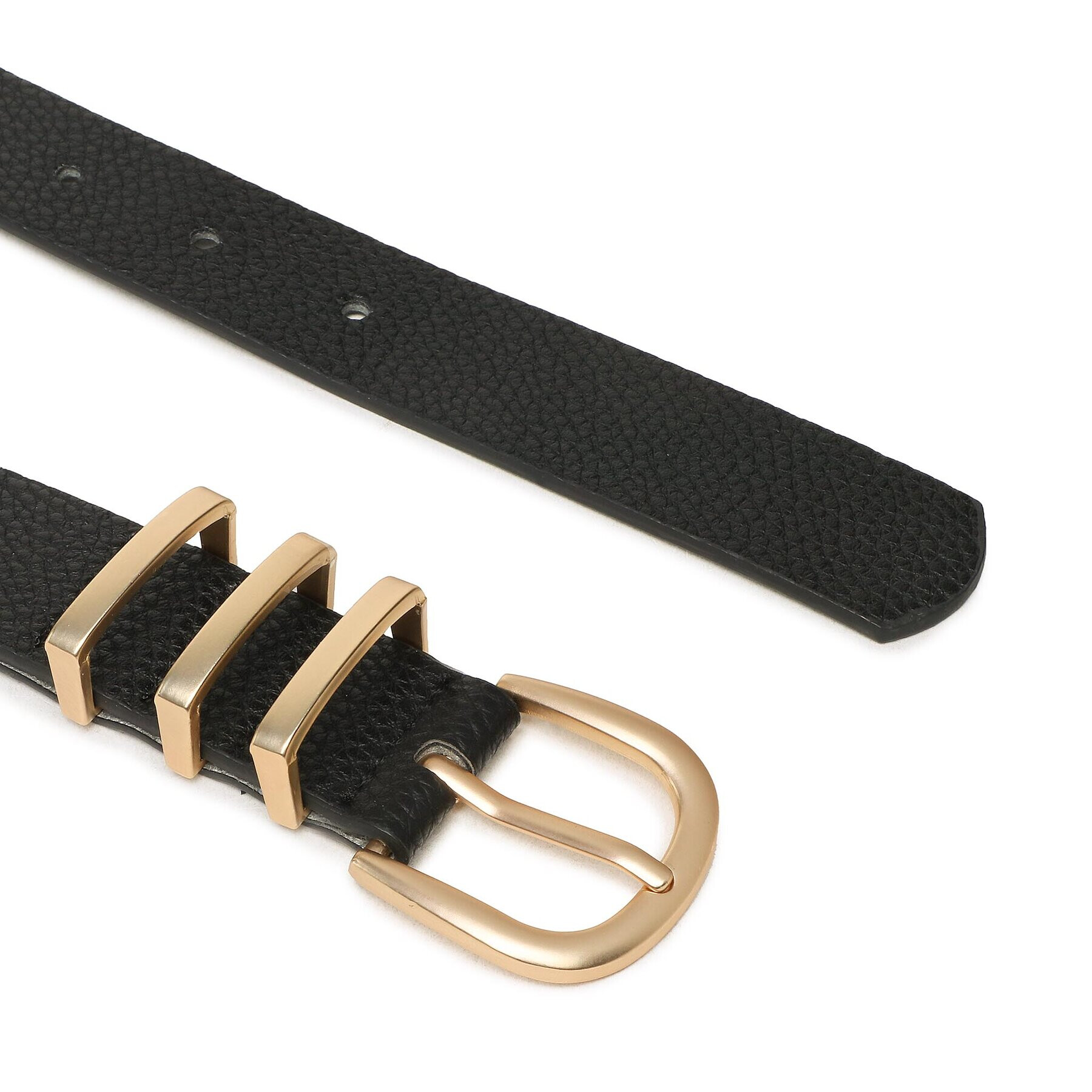 Pieces Дамски колан Pclea Jeans Belt Noos 17082261 Черен - Pepit.bg