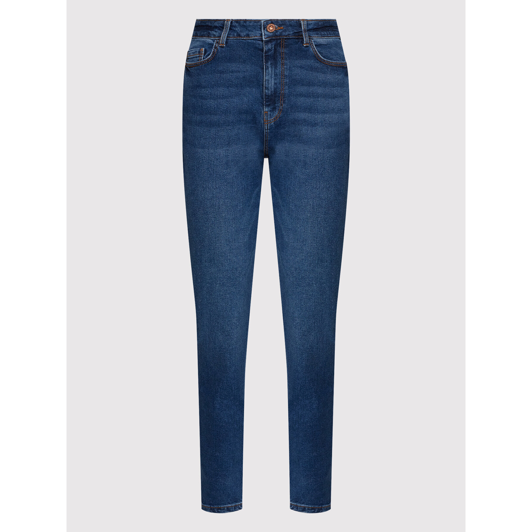 Pieces Дънки Kesia 17102087 Син Mom Fit - Pepit.bg