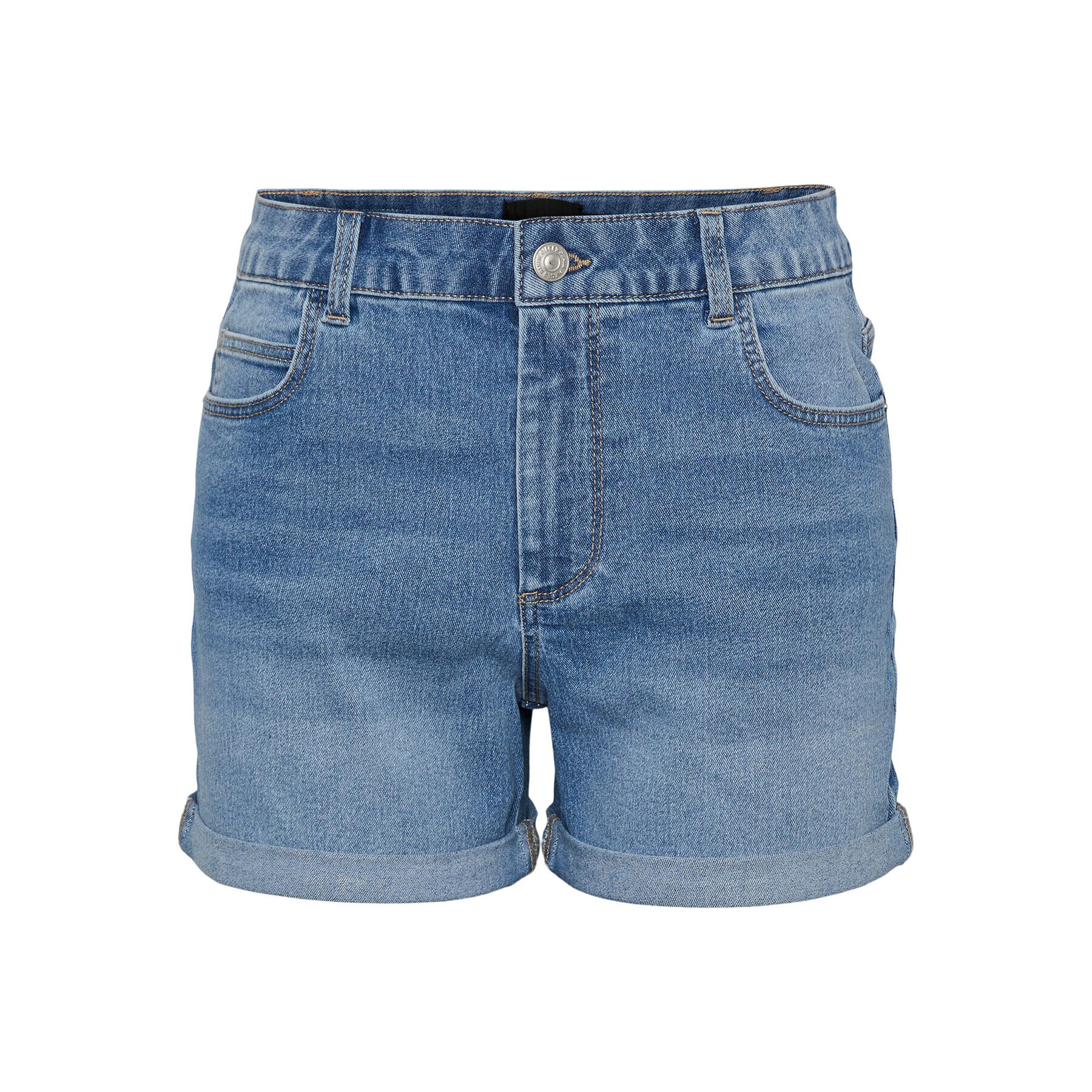 Pieces Дънкови шорти 17134166 Син Regular Fit - Pepit.bg