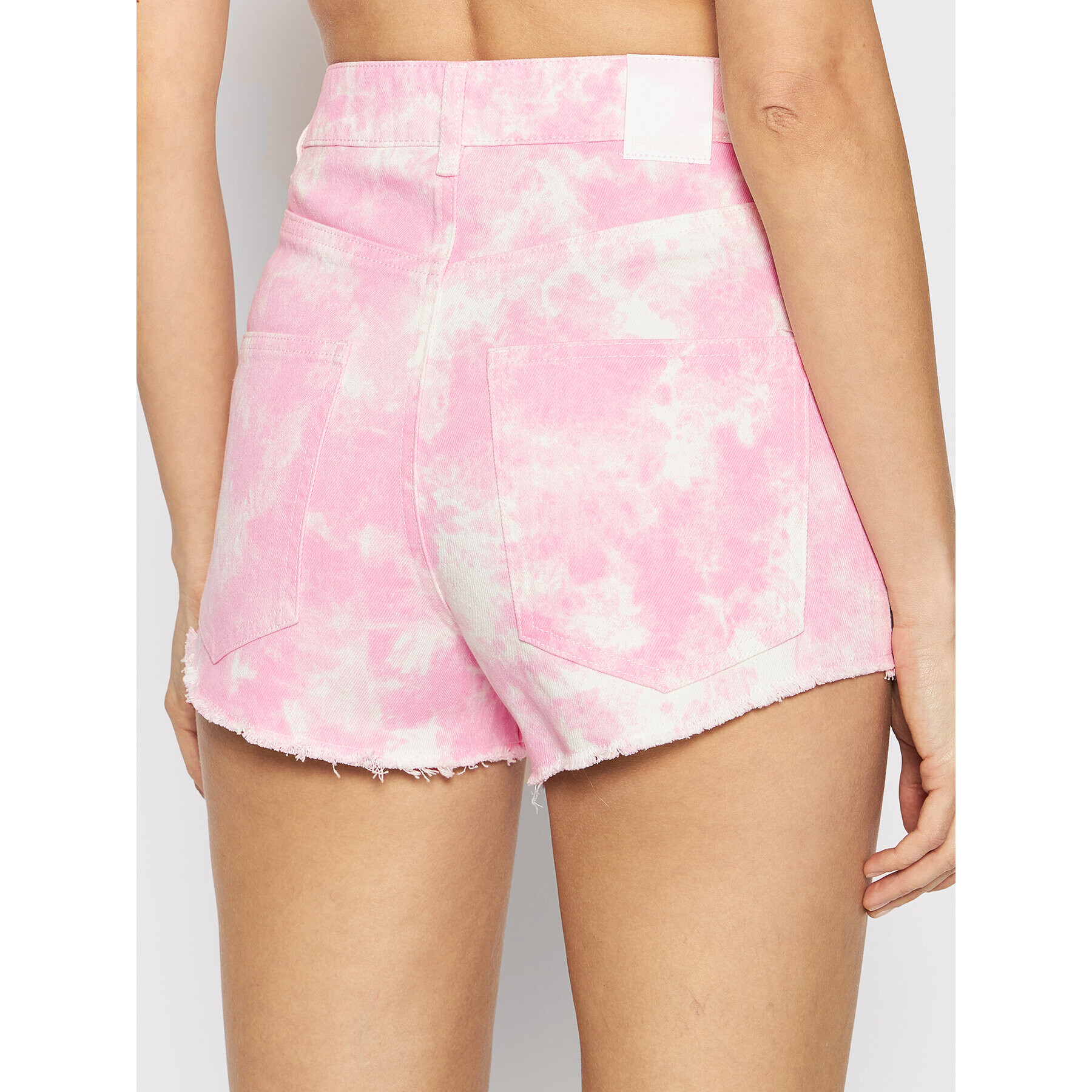 Pieces Дънкови шорти Elli 17123698 Розов Regular Fit - Pepit.bg