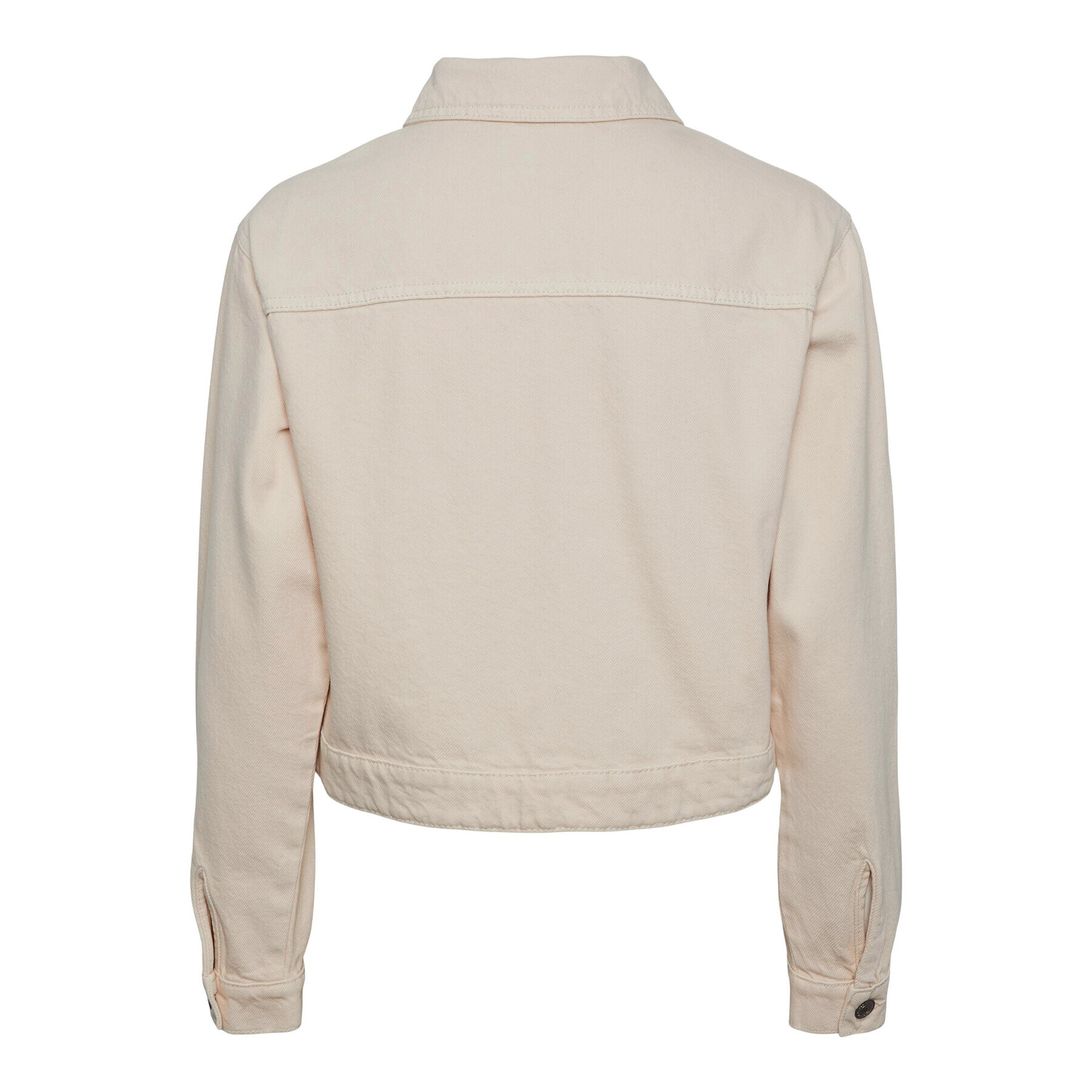 Pieces Дънково яке 17133488 Бежов Regular Fit - Pepit.bg