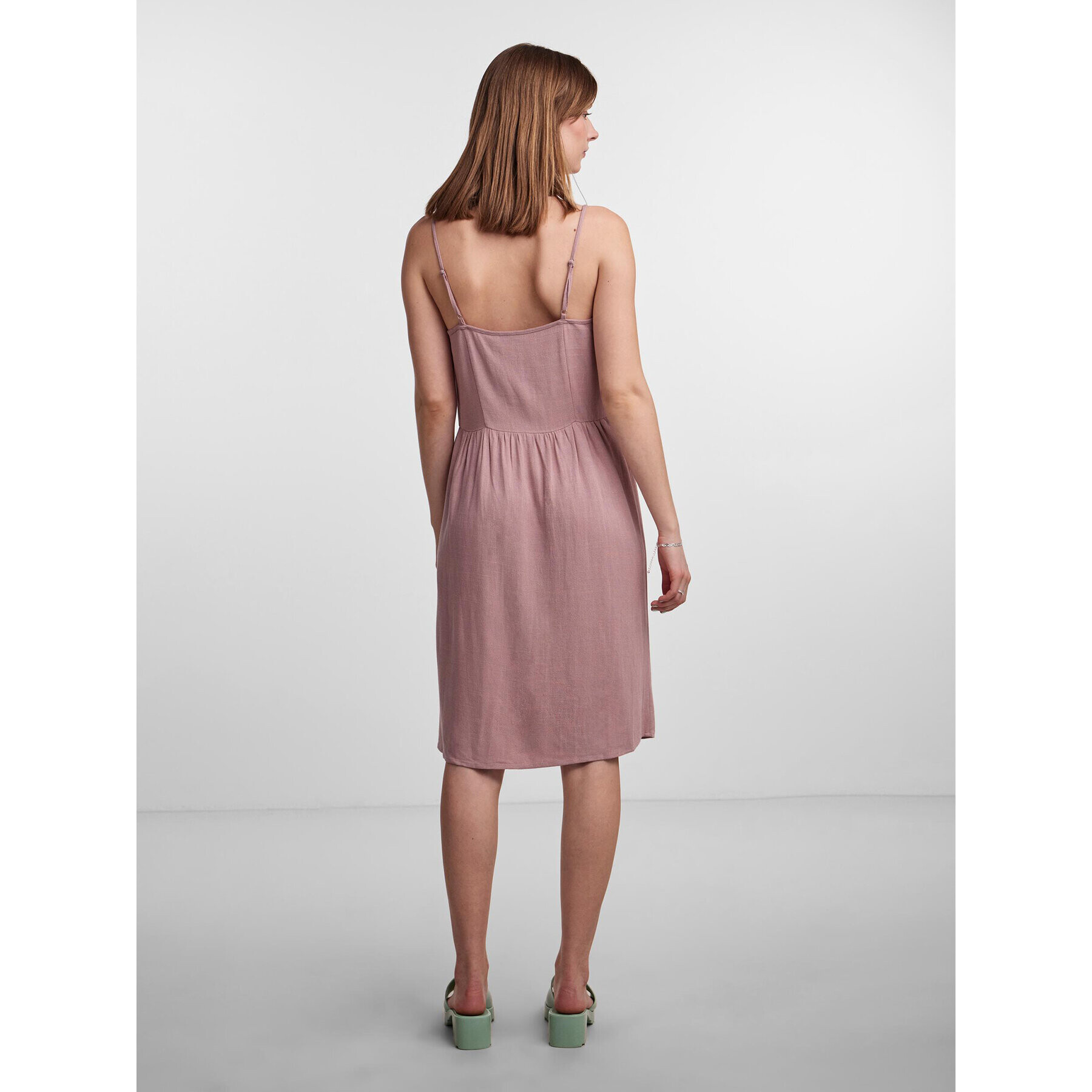 Pieces Ежедневна рокля 17132924 Розов Regular Fit - Pepit.bg