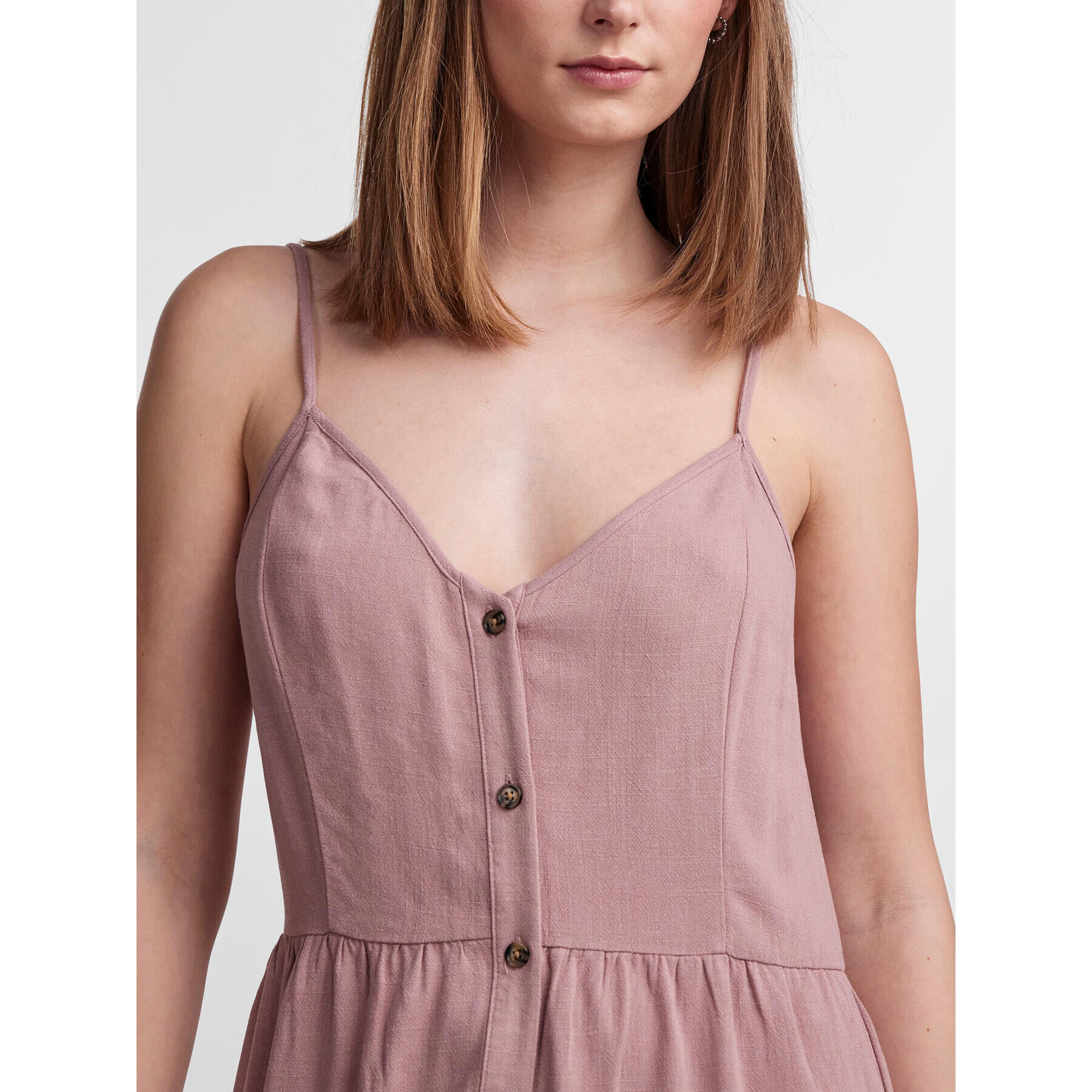 Pieces Ежедневна рокля 17132924 Розов Regular Fit - Pepit.bg