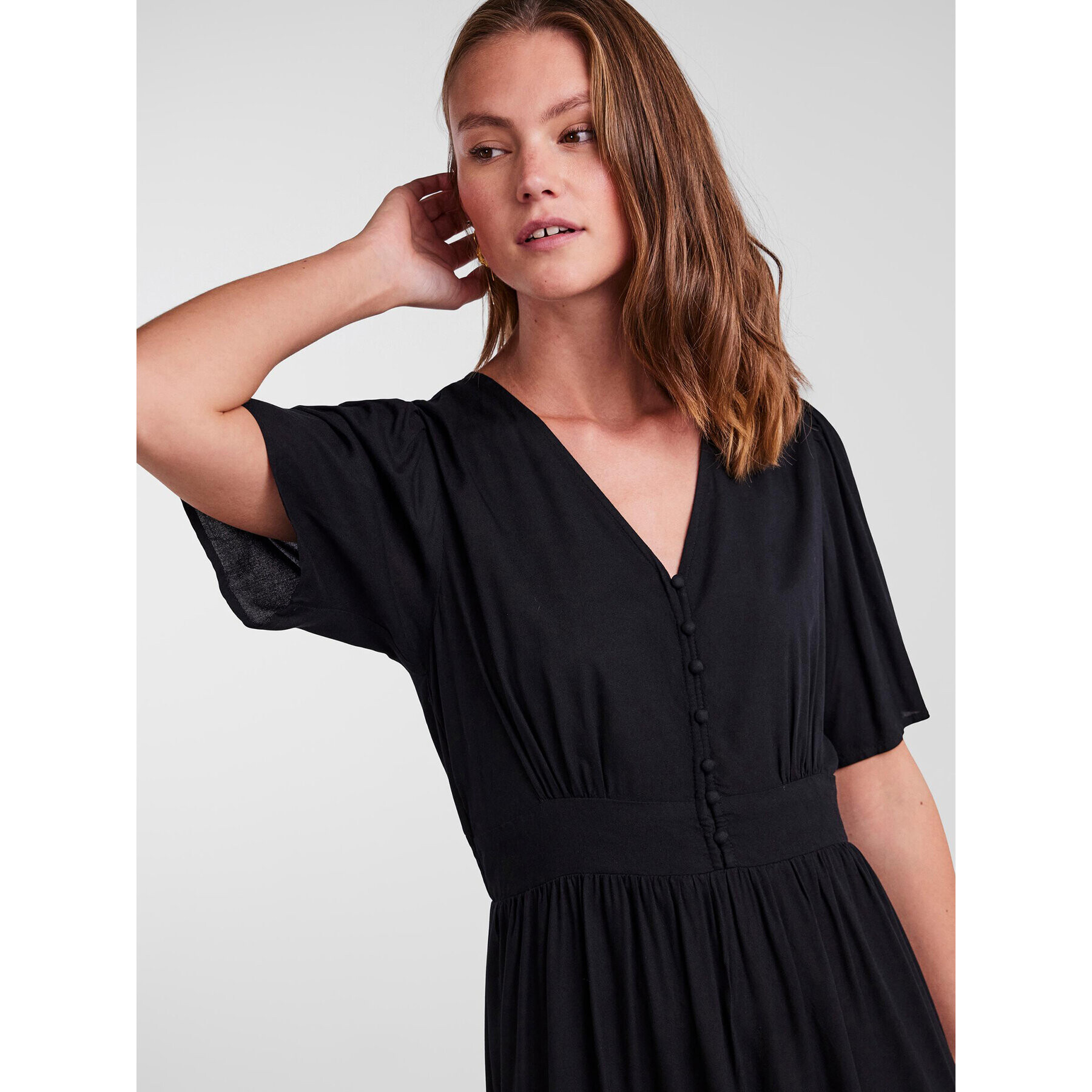 Pieces Ежедневна рокля 17133688 Черен Regular Fit - Pepit.bg