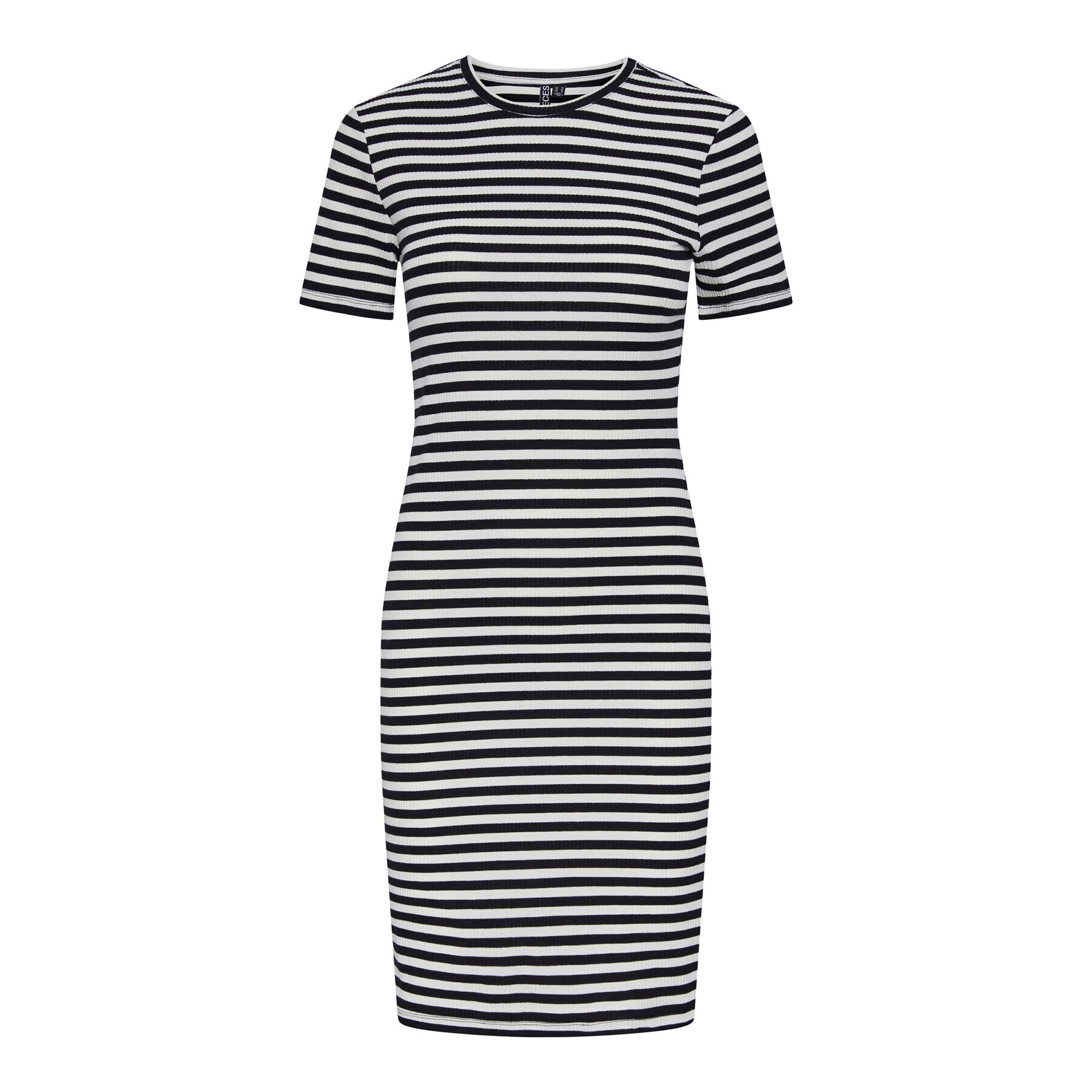 Pieces Ежедневна рокля 17134049 Бял Slim Fit - Pepit.bg